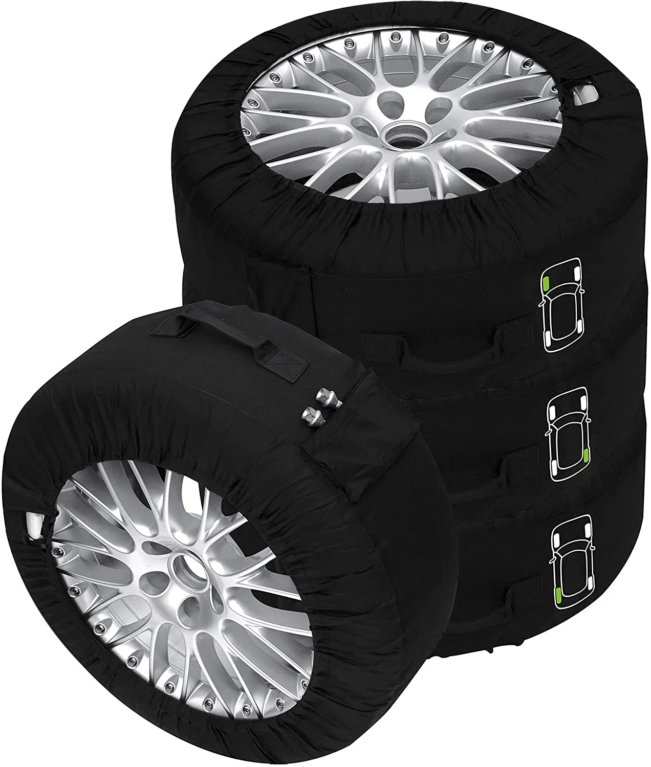 Reifenhüllen Profi Set, 4 Stück XL - 1