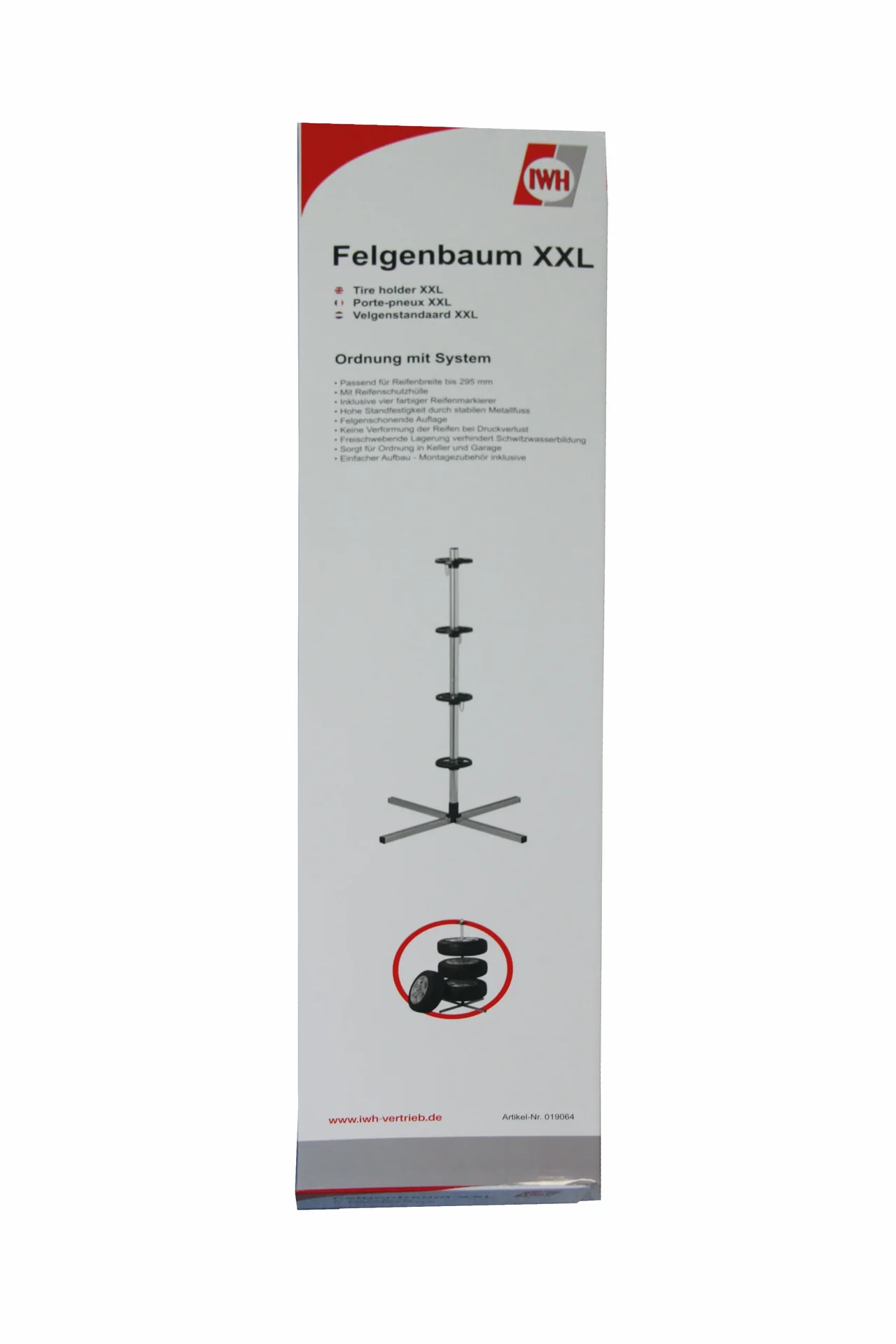 Felgenbaum bis Ø 295 mm Reifen - 2