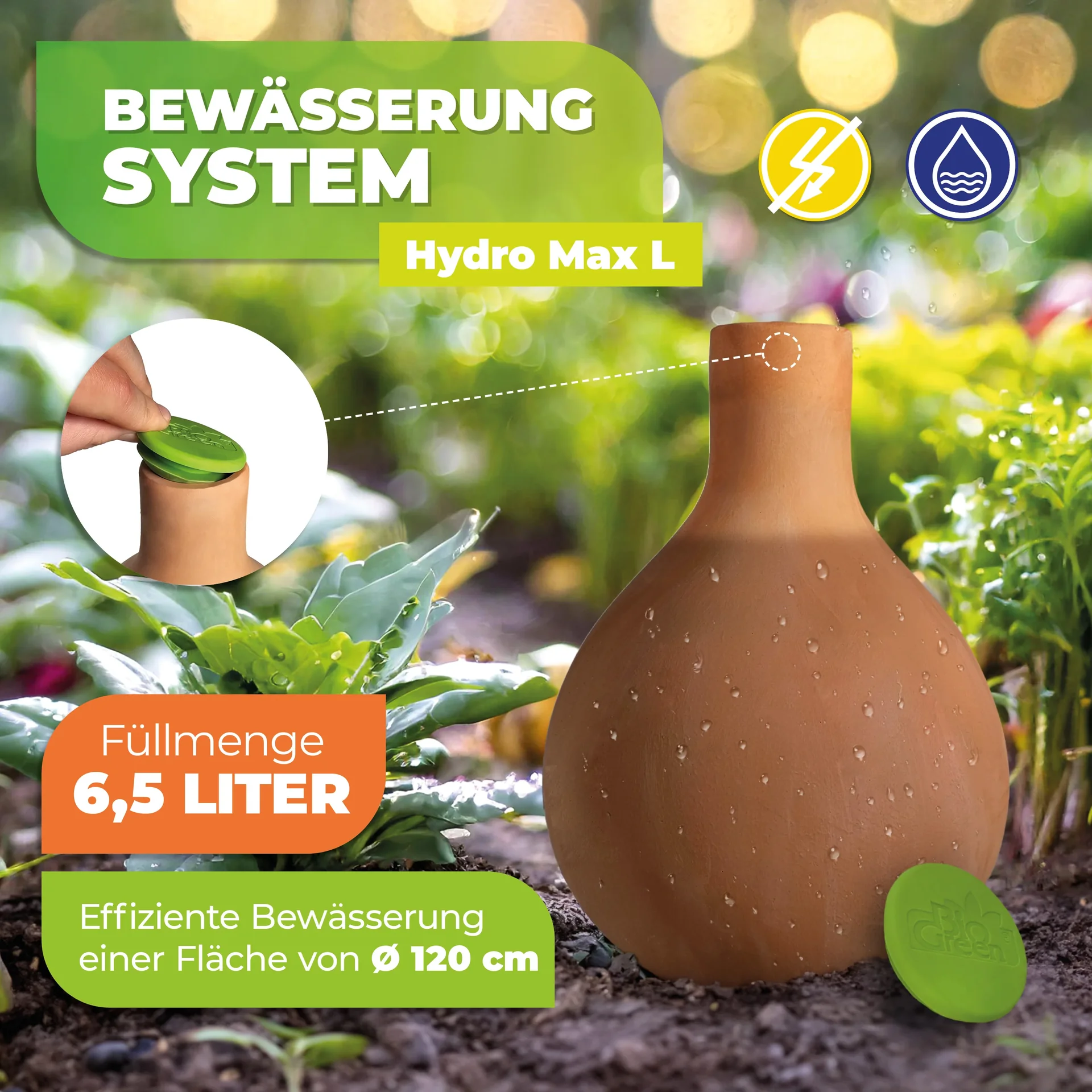 Olla-Bewässerung "Hydro Max" Größe L - 0