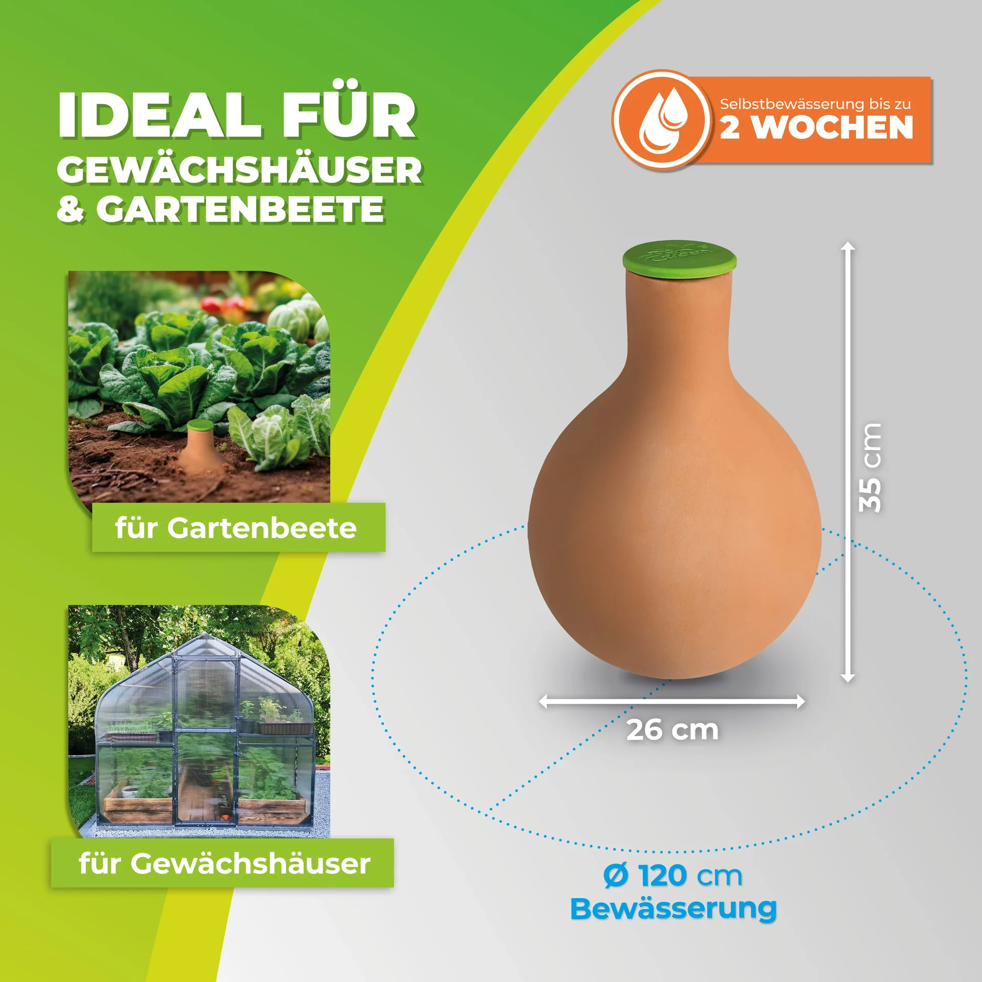 Olla-Bewässerung "Hydro Max" Größe L - 1