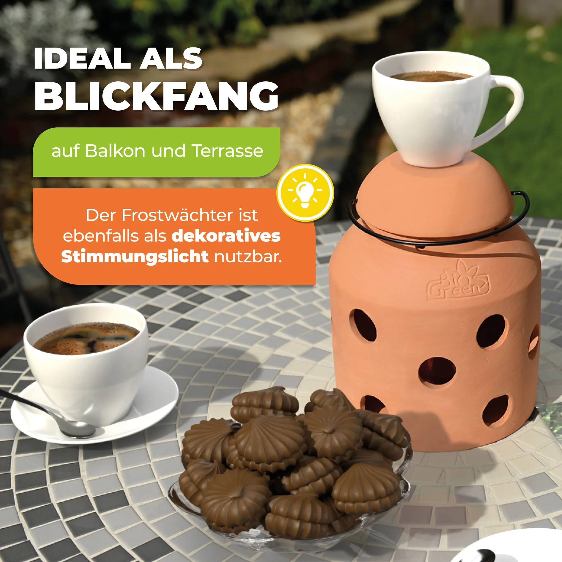 Frostwächter "Firefly" aus Terracotta - 1