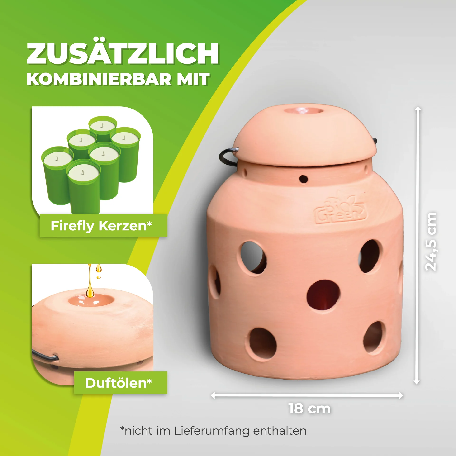 Frostwächter "Firefly" aus Terracotta - 2