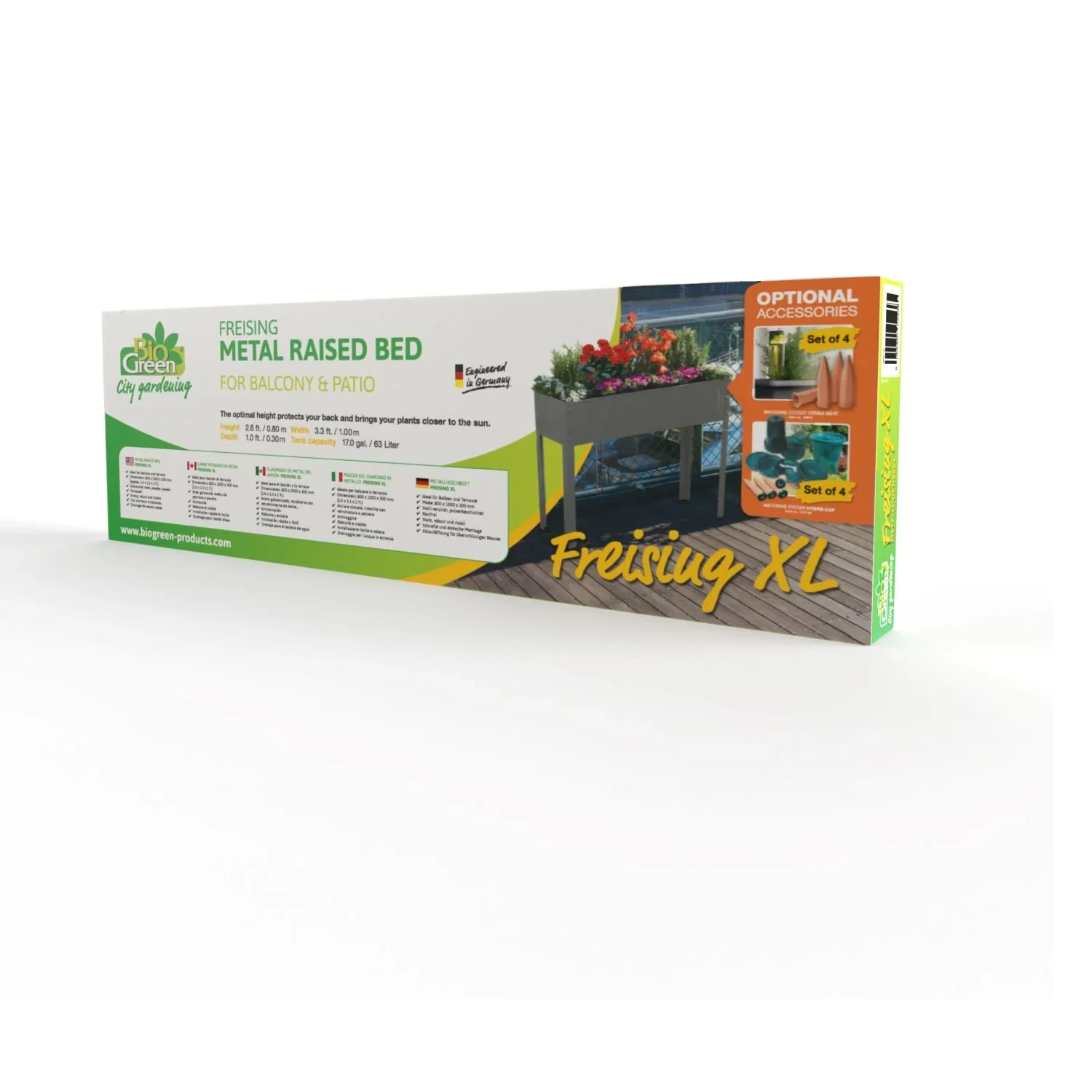 Metall Hochbeet "Freising" Größe XL - 3