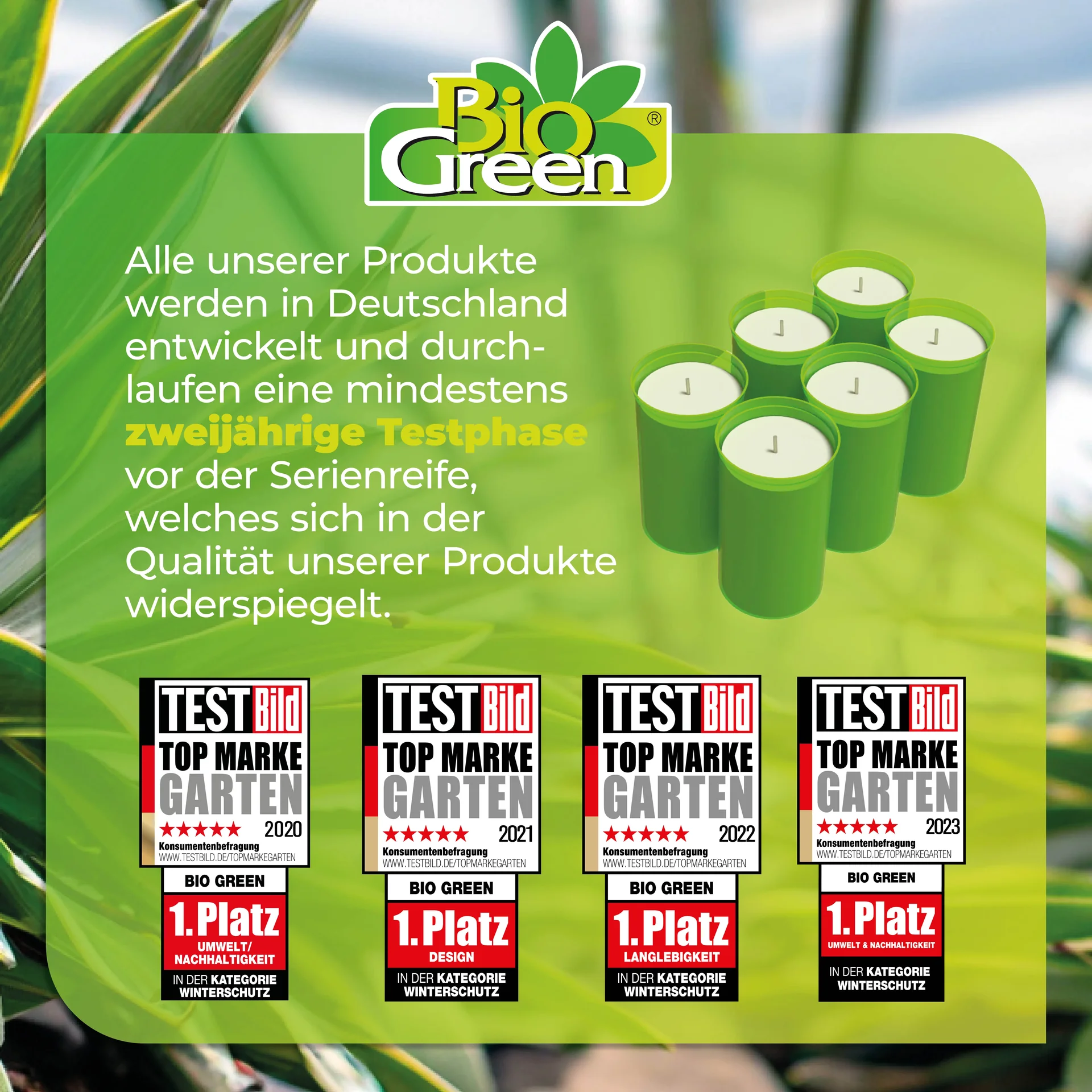 Kerzen "Firefly" 6er Set für Frostwächter aus Terracotta - 2