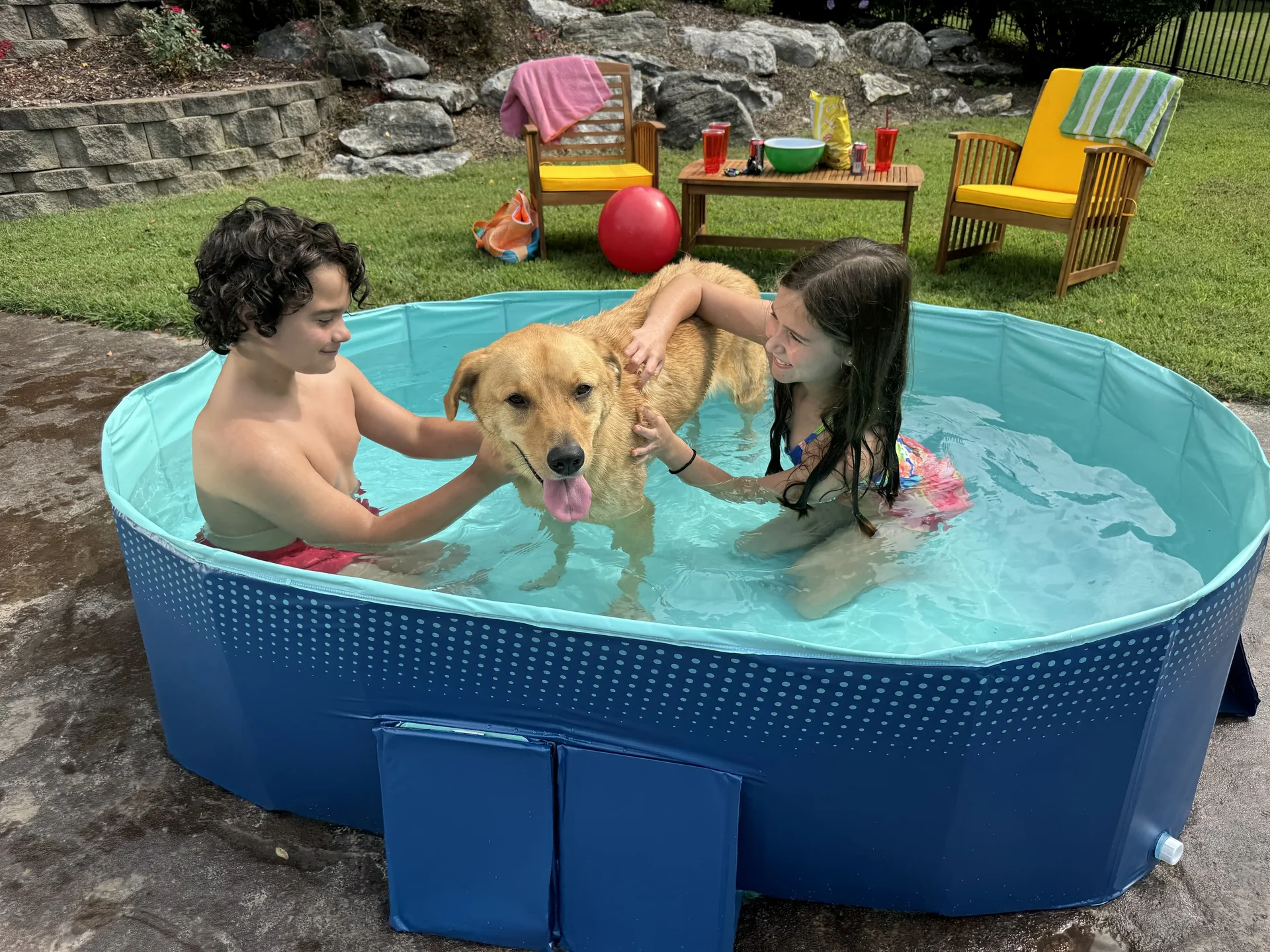Faltbarer Pool Mittel - 0