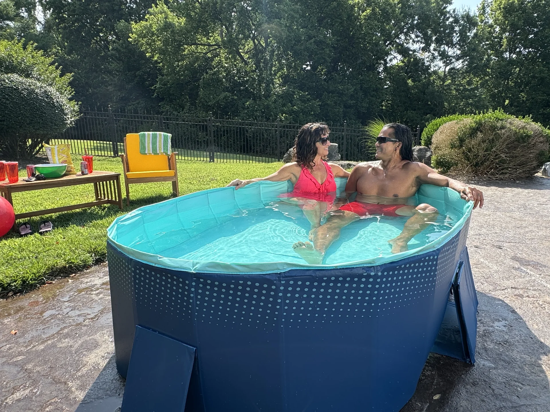 Faltbarer Pool Mittel - 1