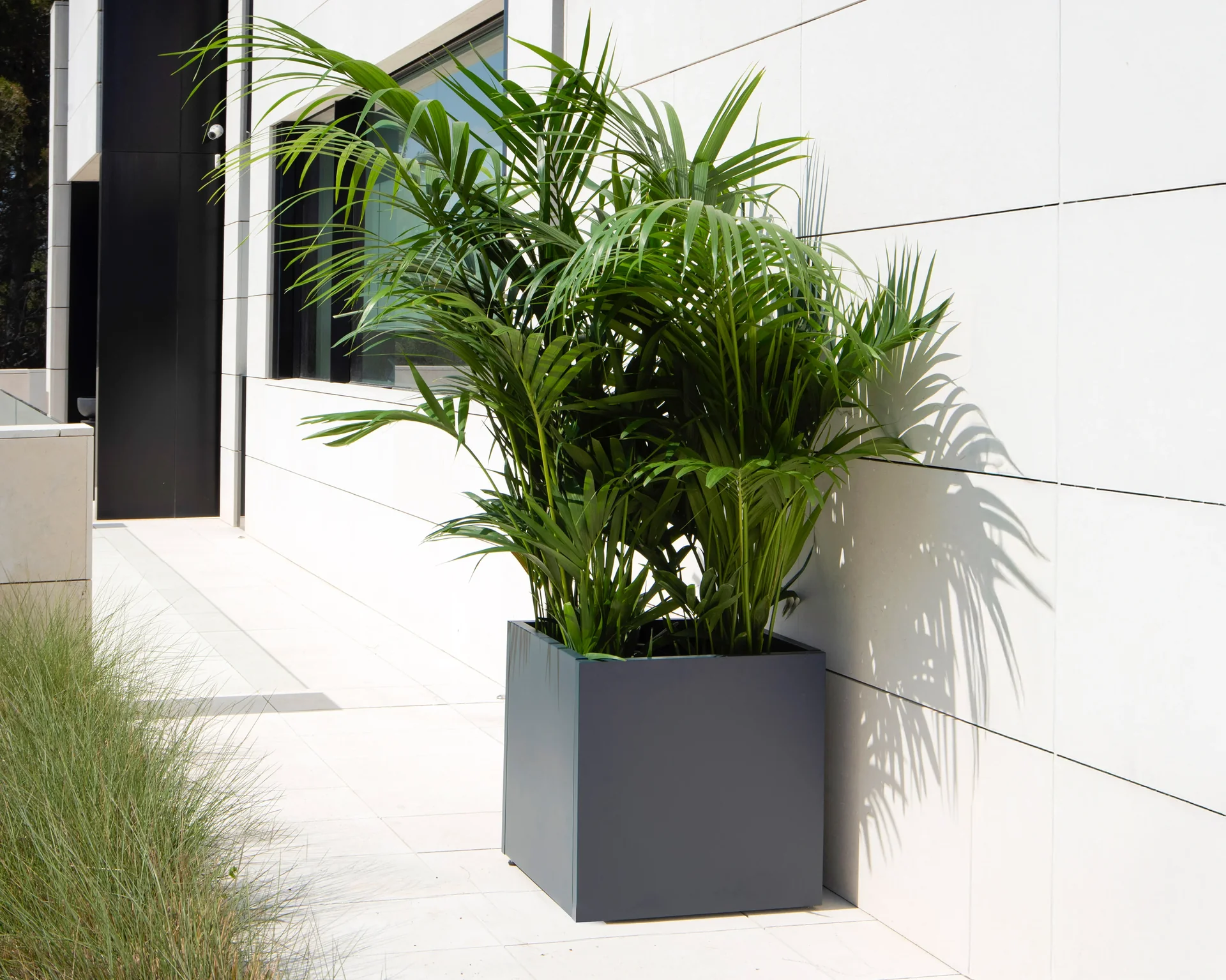 Pflanzkasten 50 x 50 x 50 cm, anthrazit - 0