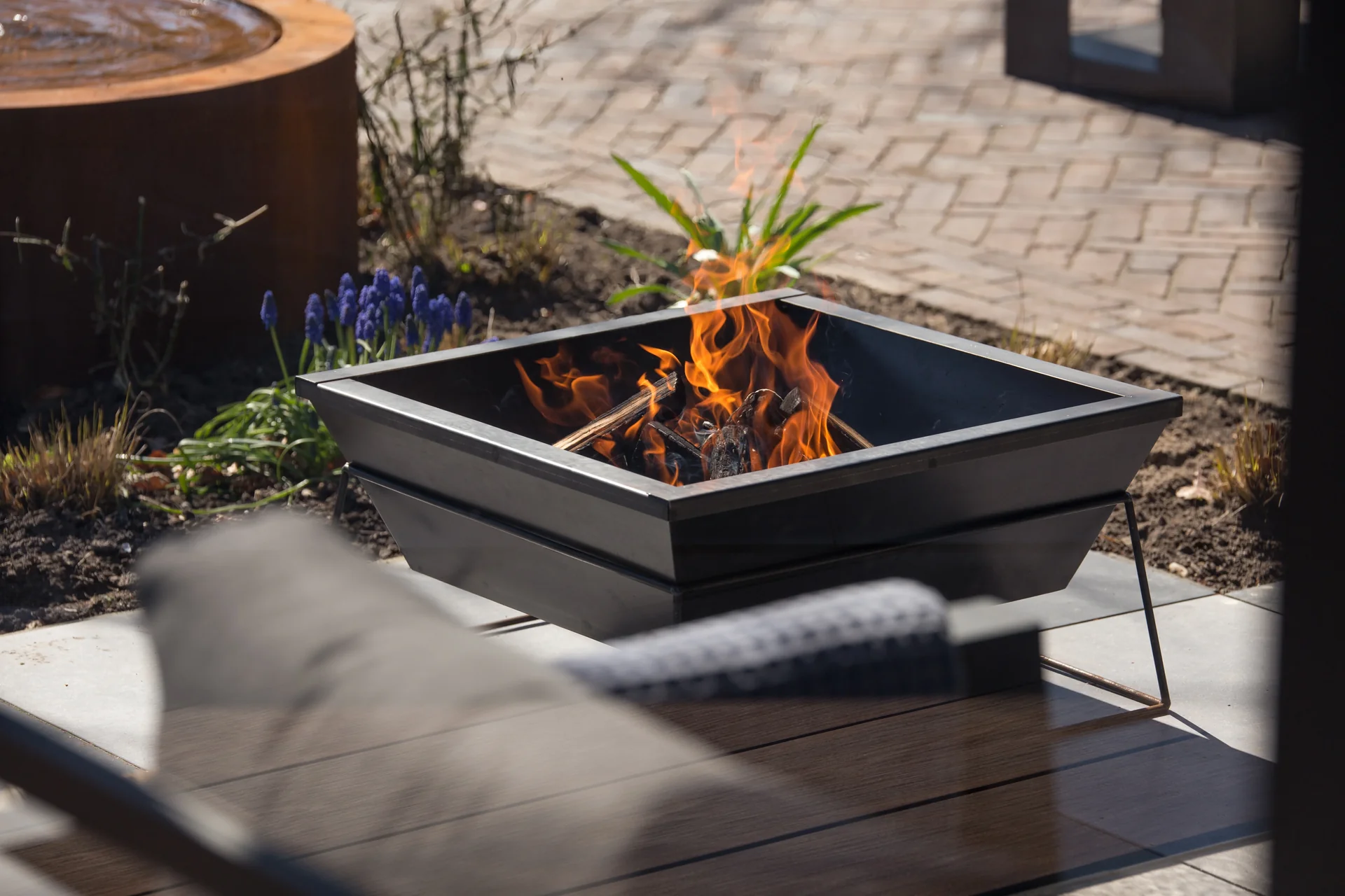 Feuerstelle Reso Industrial, 60 x 60 cm - 1