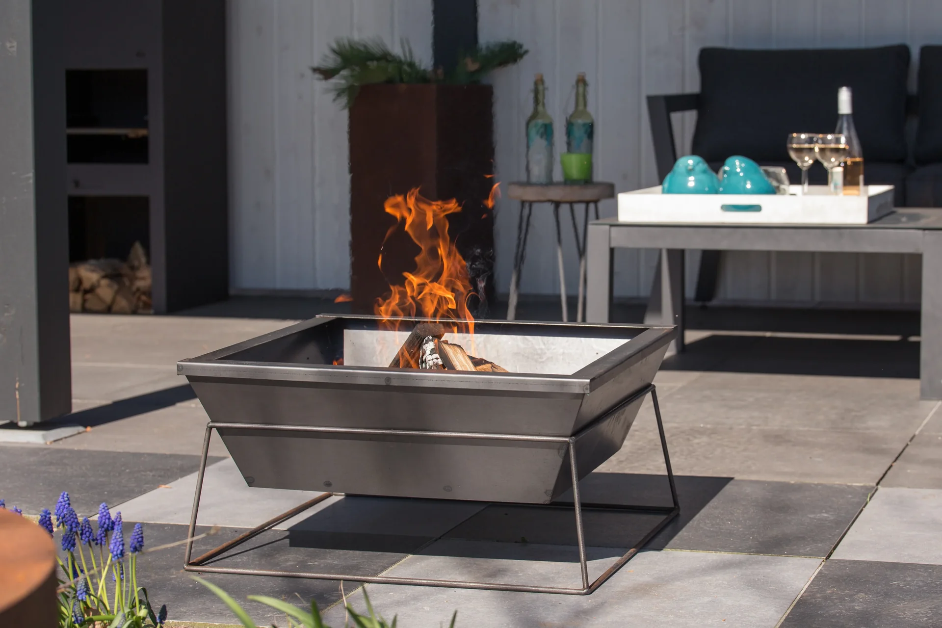 Feuerstelle Reso Industrial, 60 x 60 cm - 6