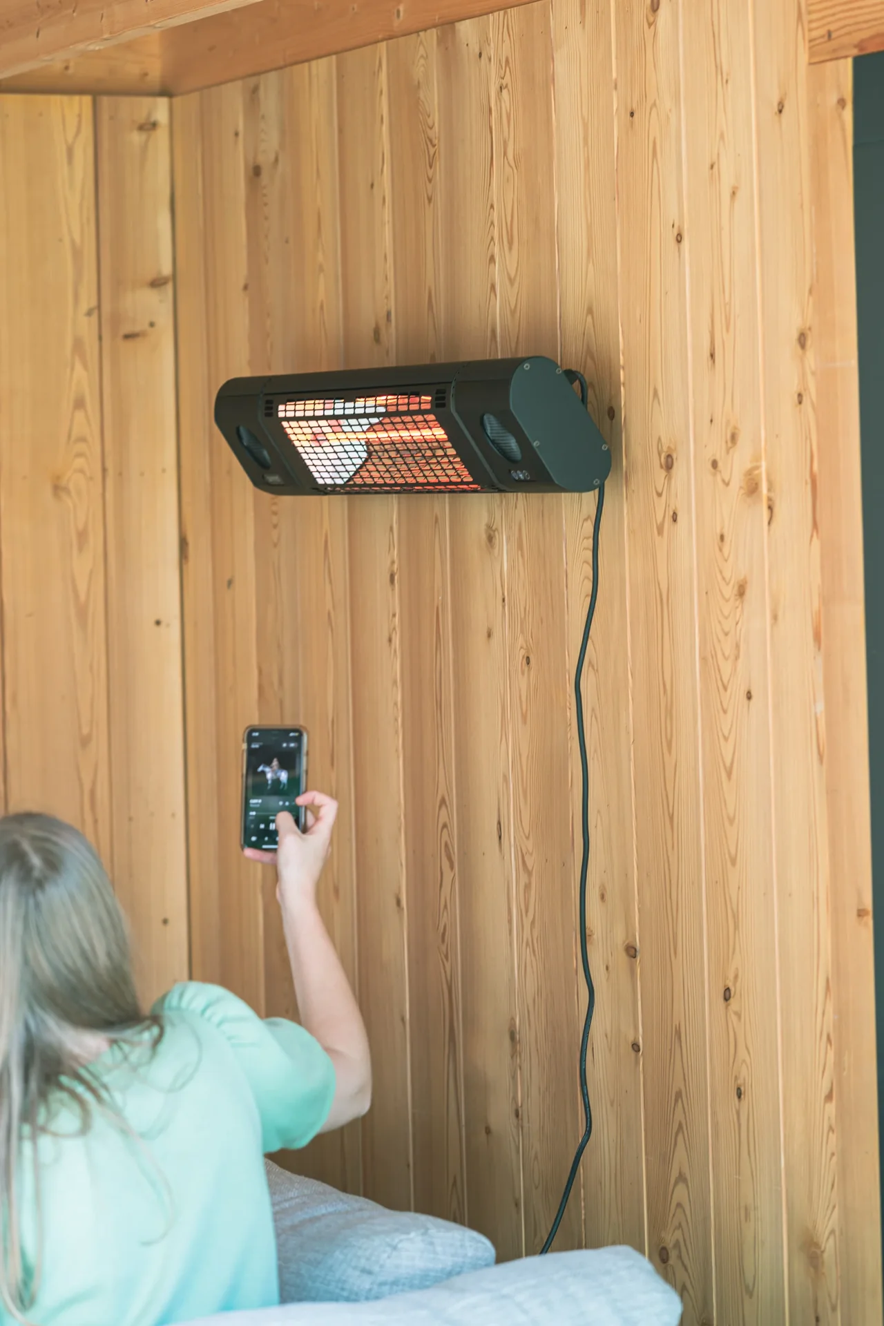 Wandheizstrahler Heater Sun and Sound Ultra Wall Black 2000 Watt - 5