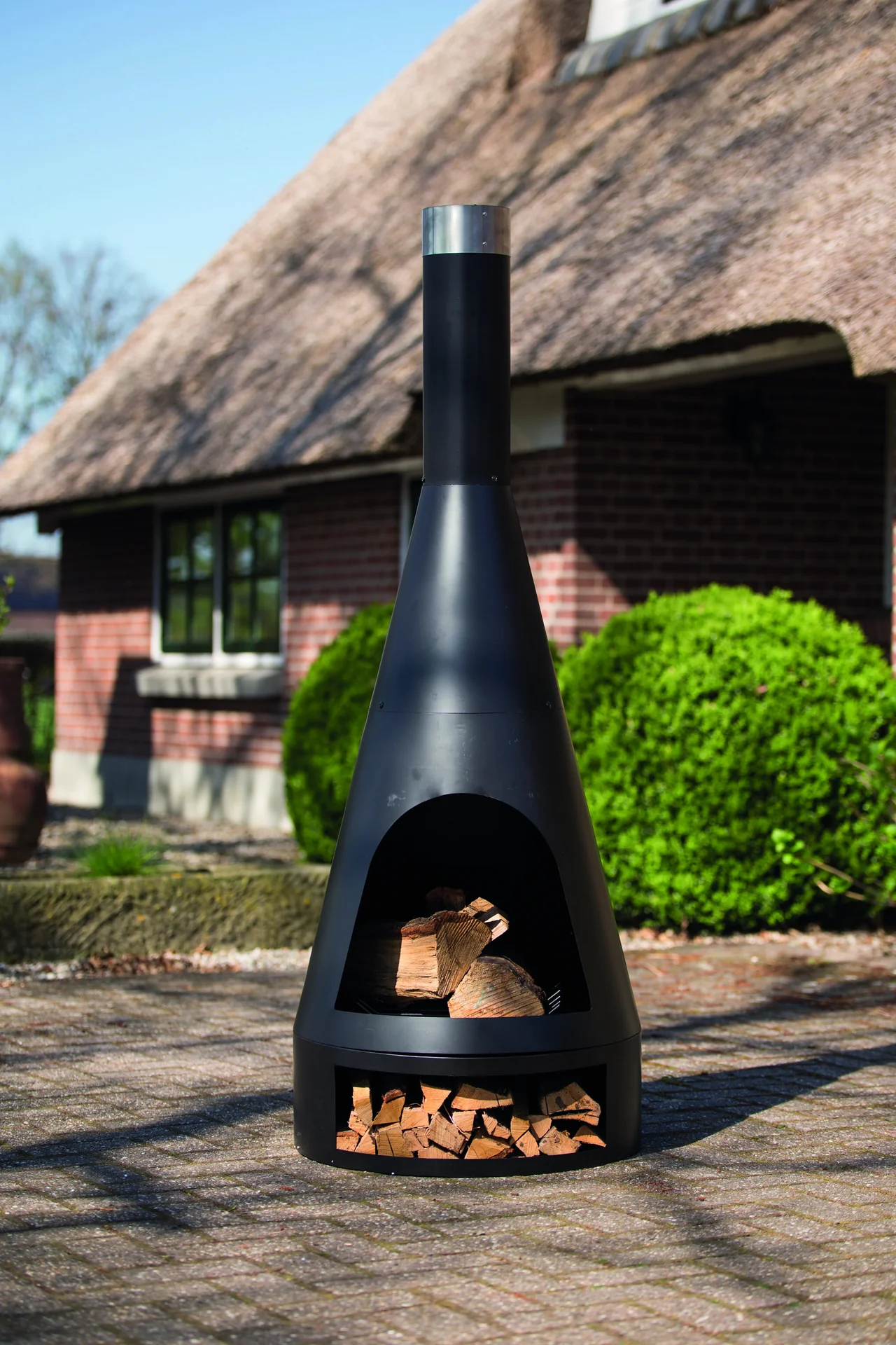 Außen-Gartenkamin Kingston XL - 0