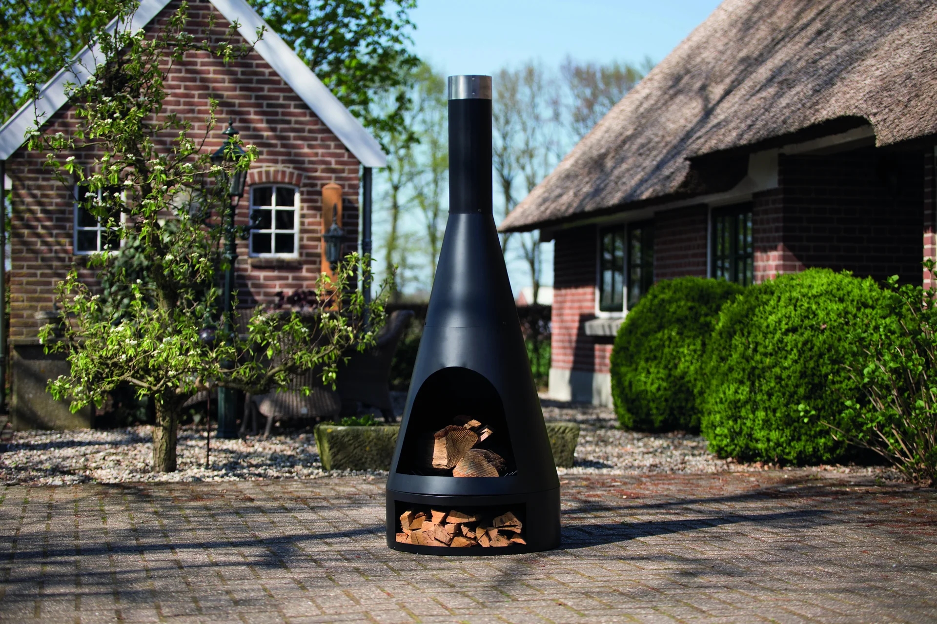 Außen-Gartenkamin Kingston XL - 2