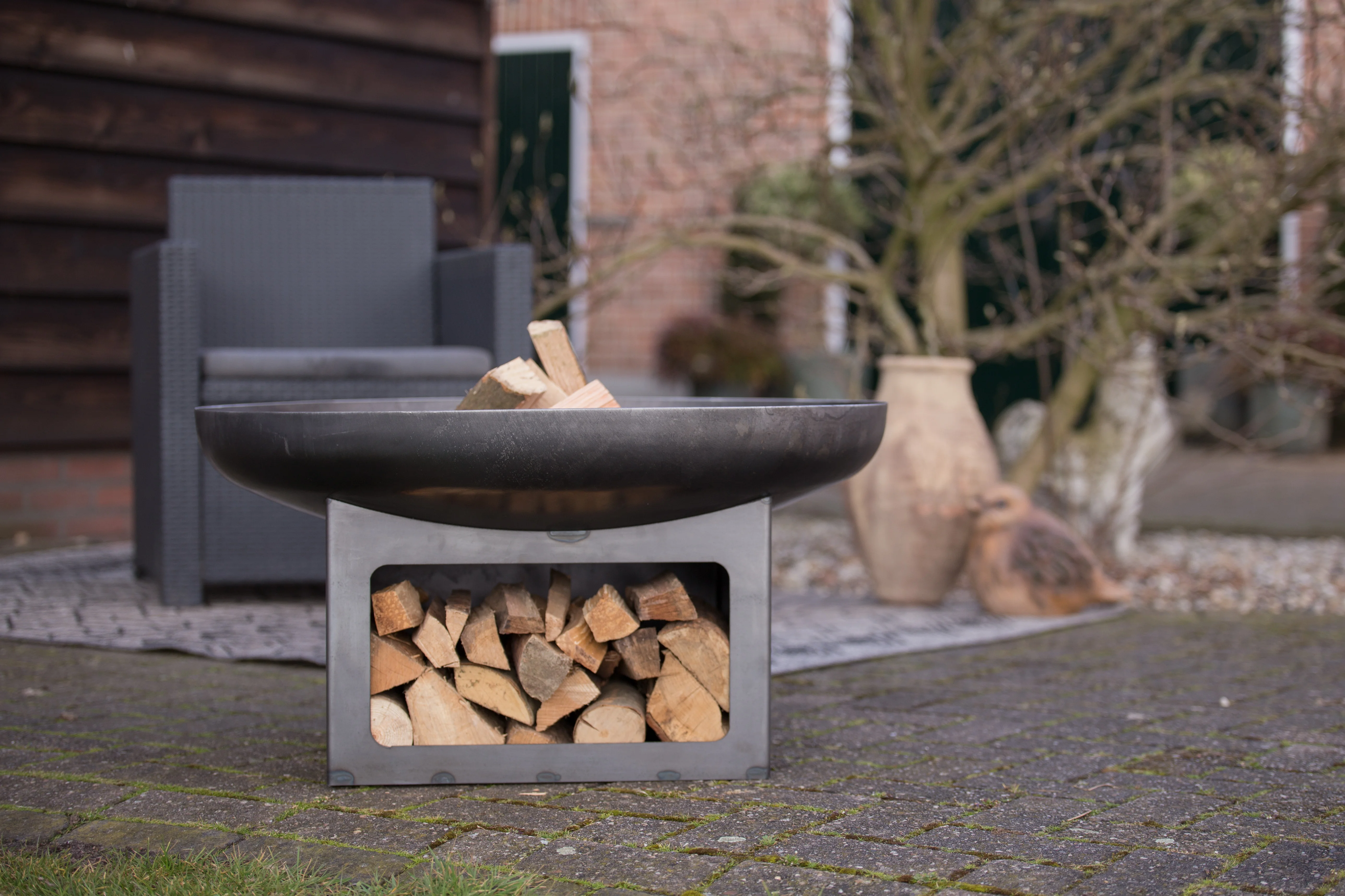 Feuerstelle Juva Industrial, Ø 80 cm - 0