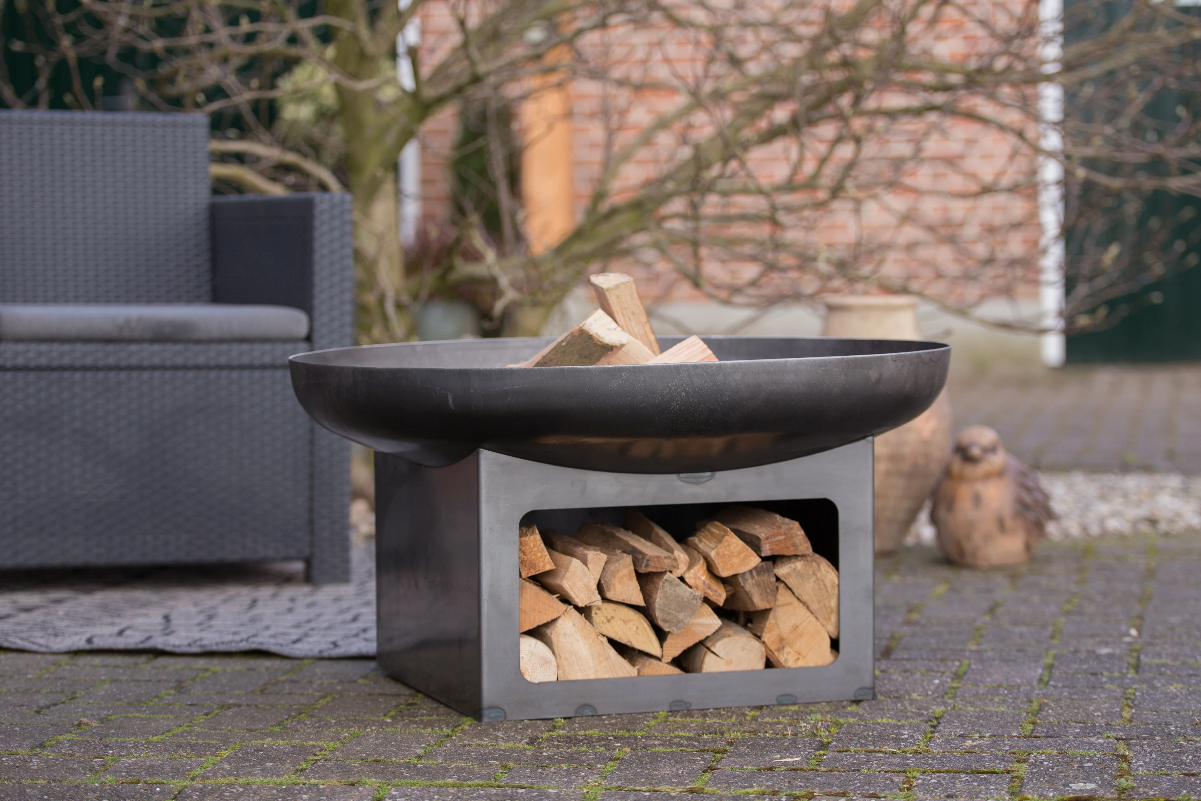 Feuerstelle Juva Industrial, Ø 80 cm - 5