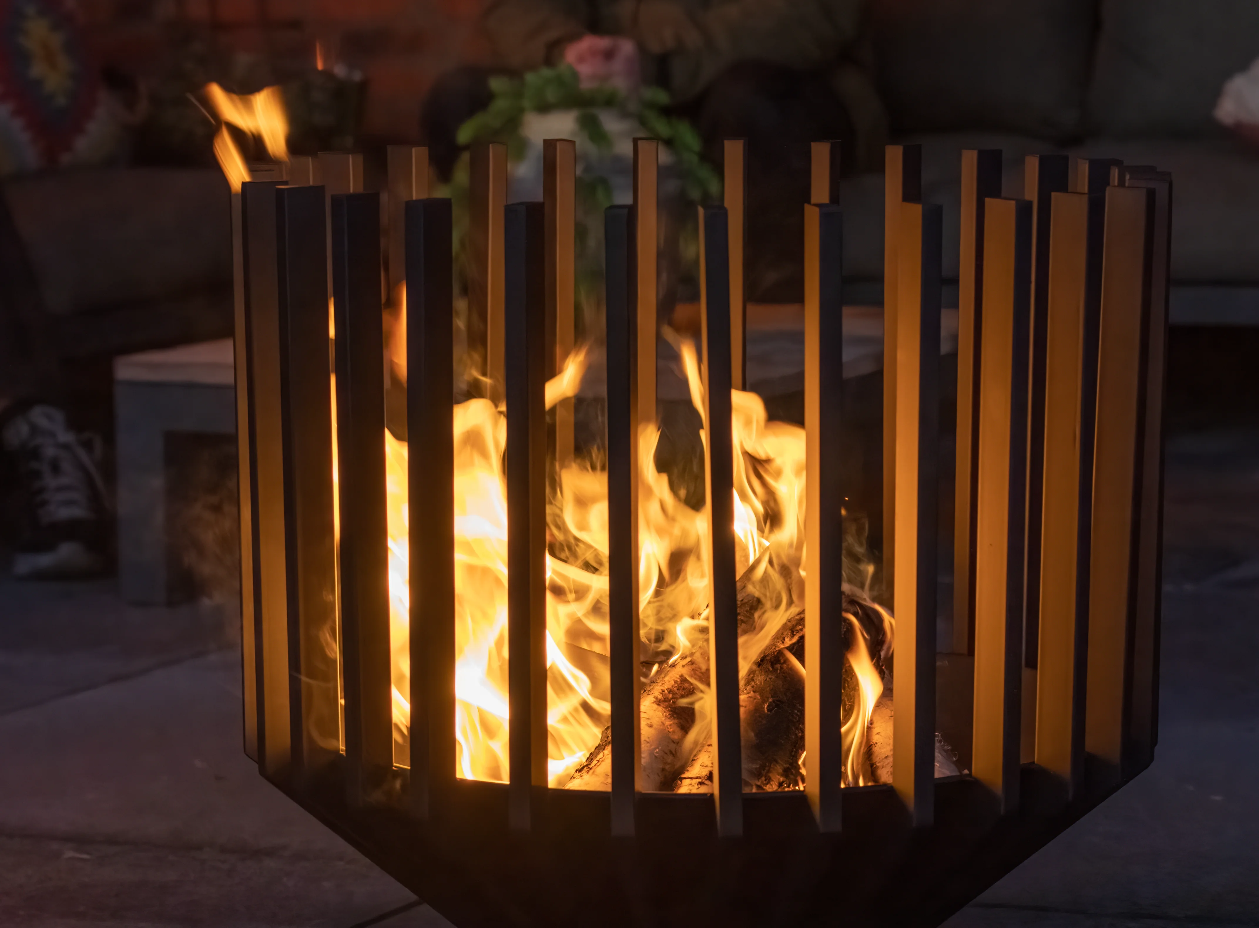 Feuerkorb Irving, groß, H 55 cm x Ø 57 cm - 0