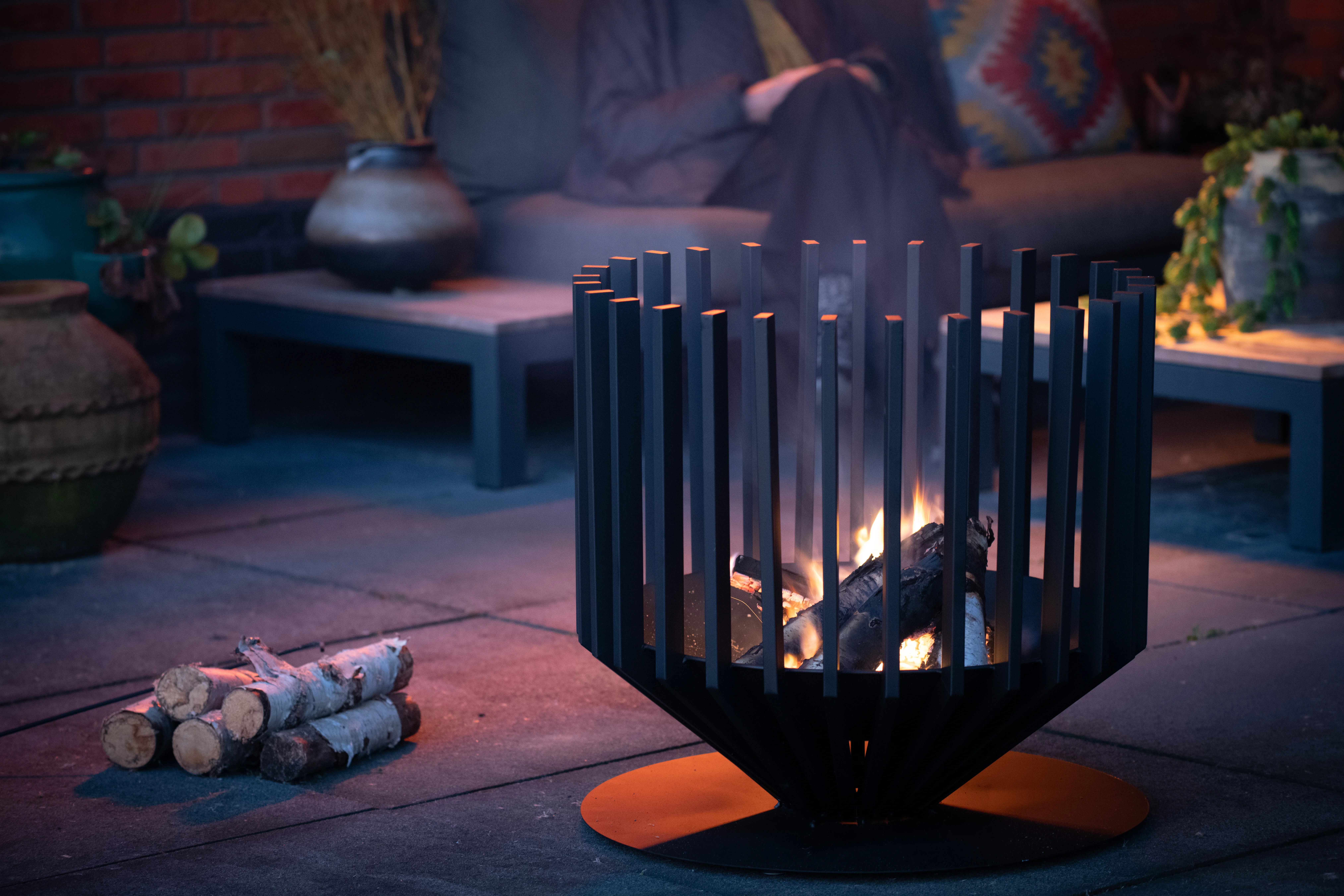 Feuerkorb Irving, groß, H 55 cm x Ø 57 cm - 2