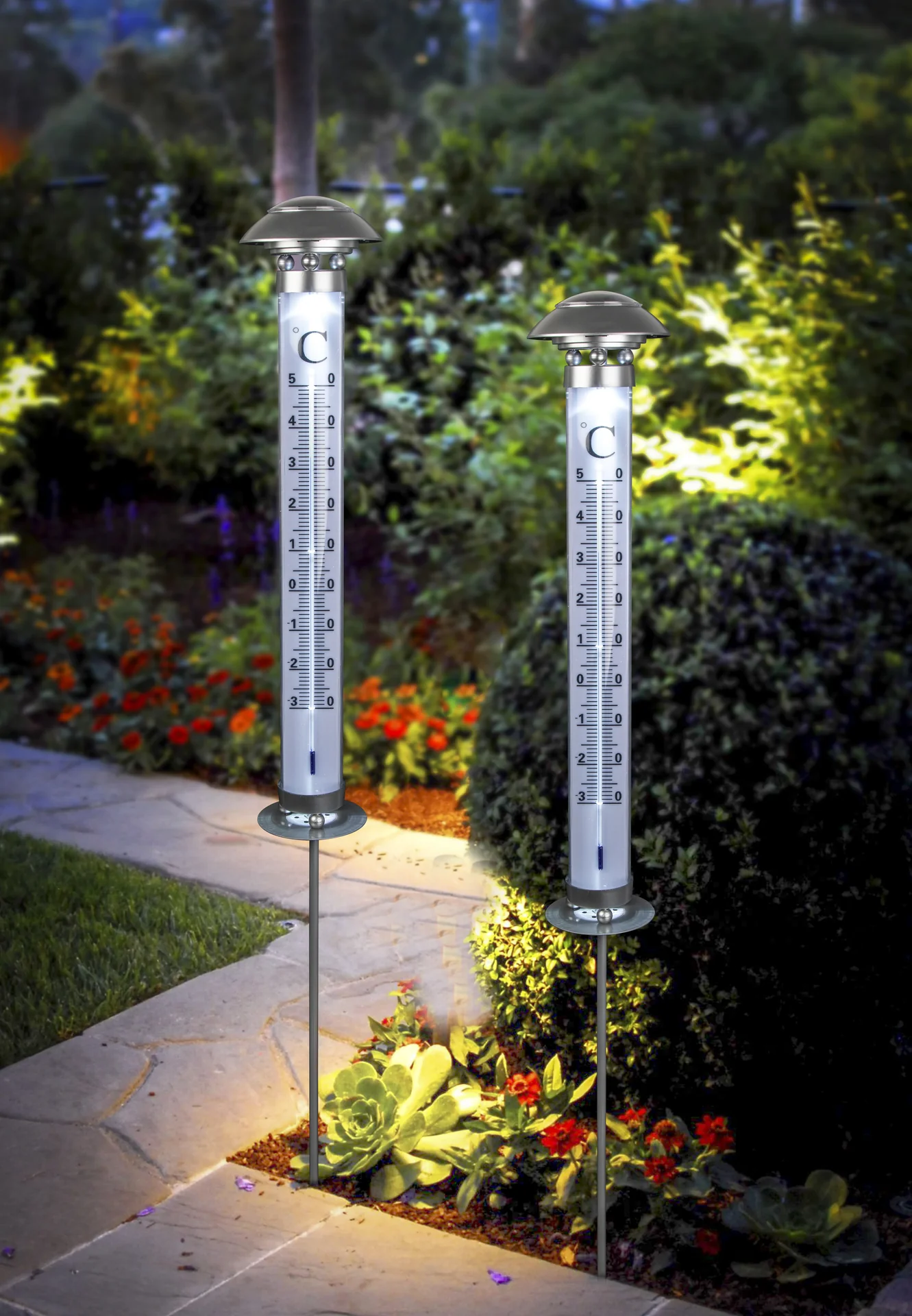 Led Garten Thermometer XXL - 0