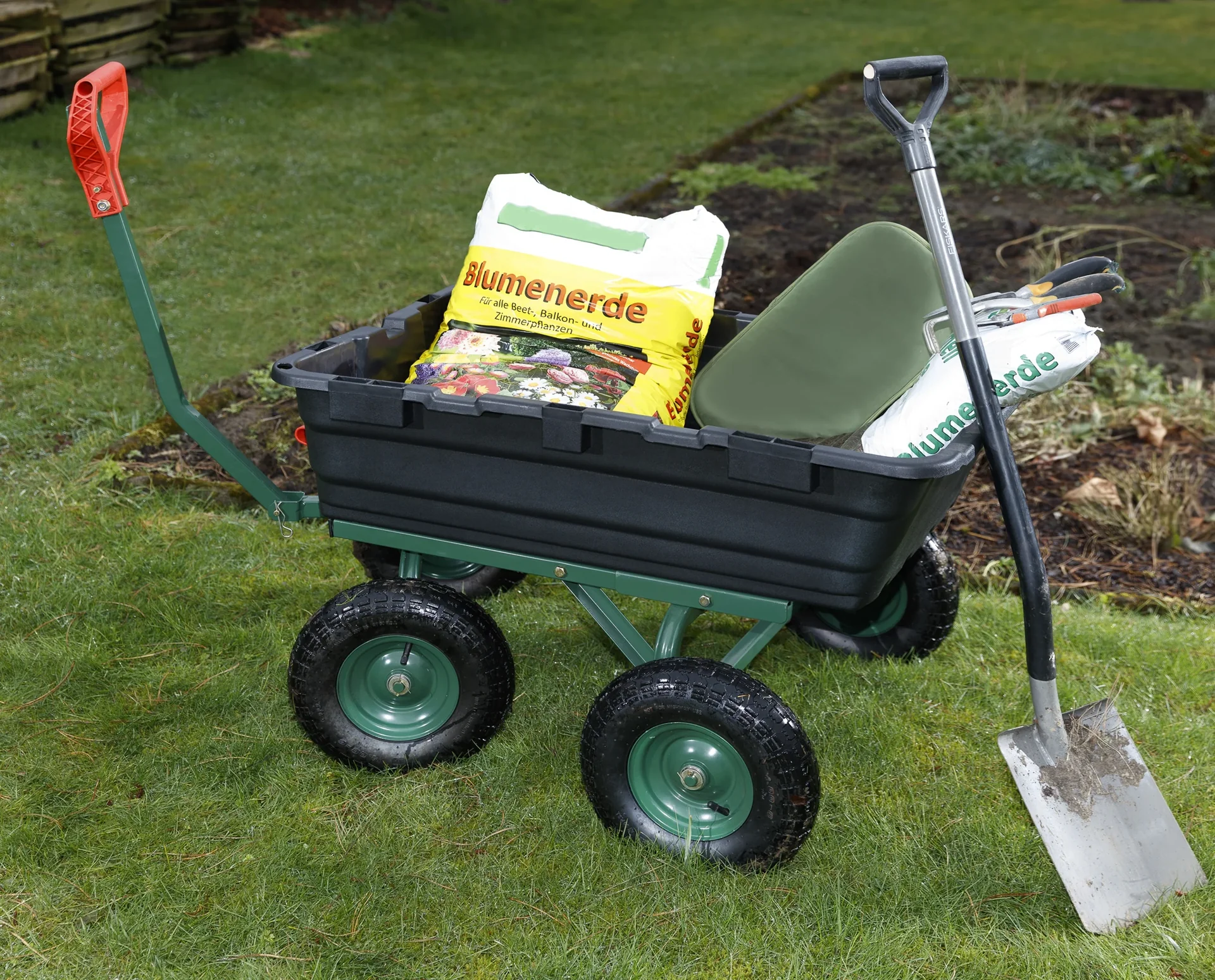 Garten Transportwagen GMGW550, 550 kg Tragkraft, kippbar - 2