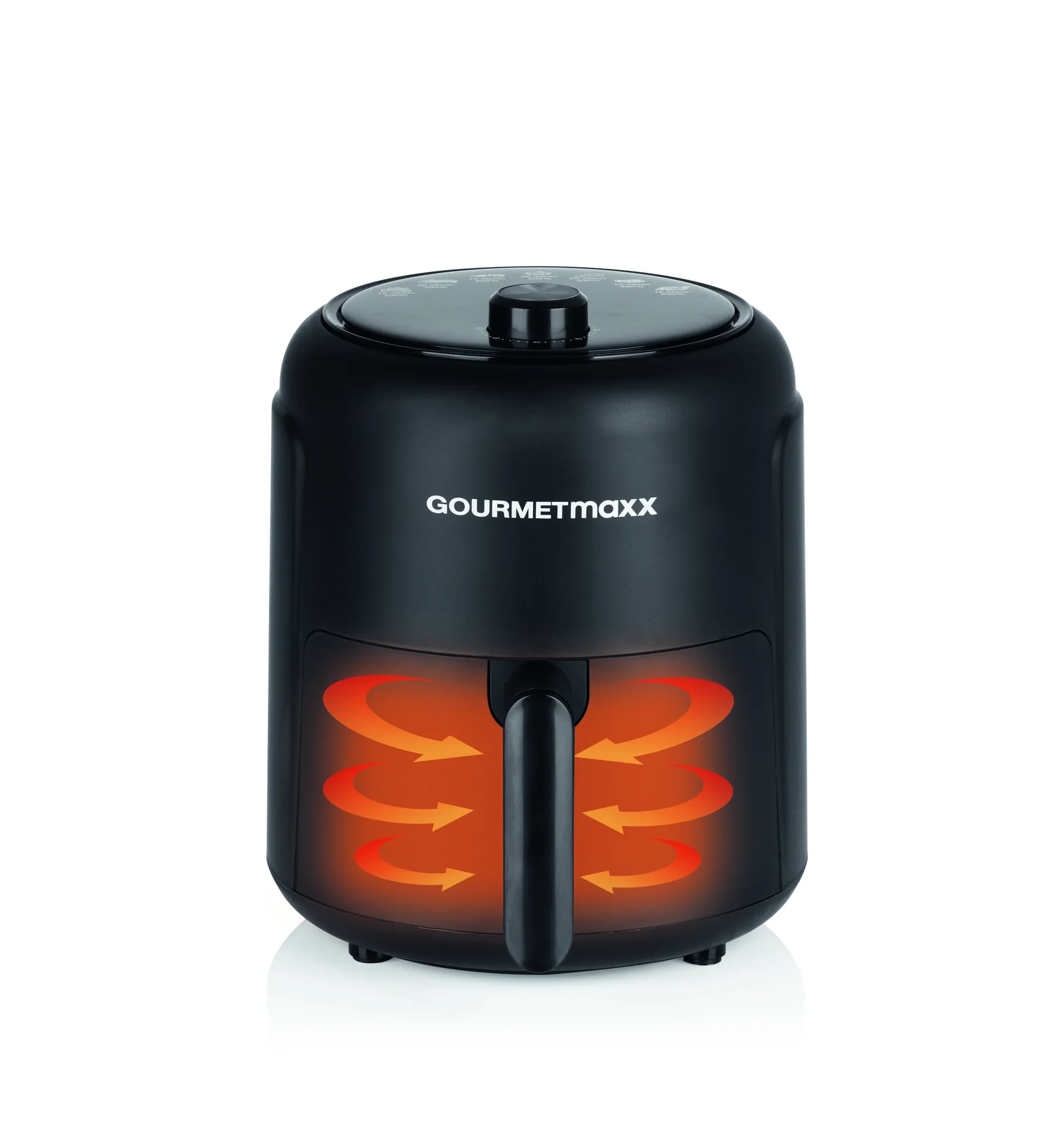 Heißluft-Fritteuse, 2,3 l, 1000 Watt, schwarz - 5