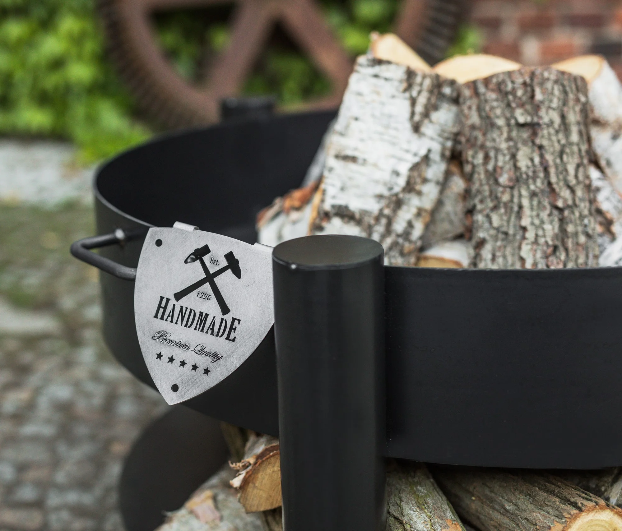 Feuerschale Montana 60, inklusive Holzlager - 0