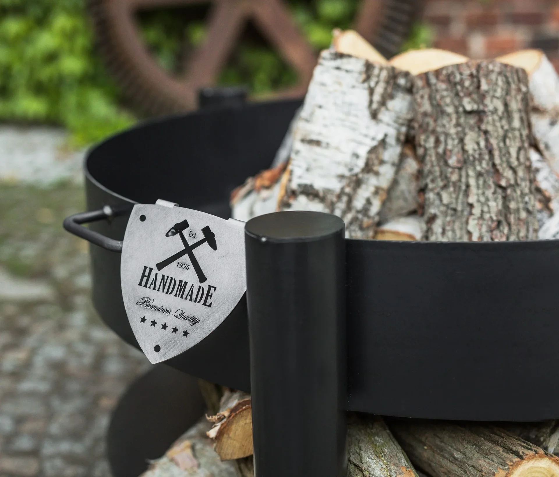 Feuerschale Montana 80, inklusive Holzlager - 2