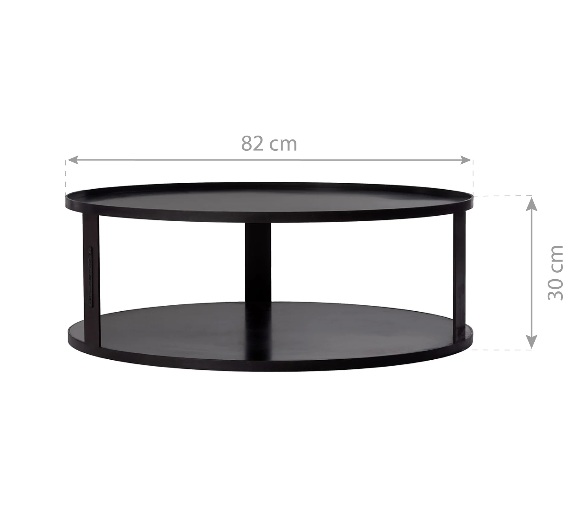 Feuerschalenbasis  & Holzlager, Durchmesser 82 cm - 1