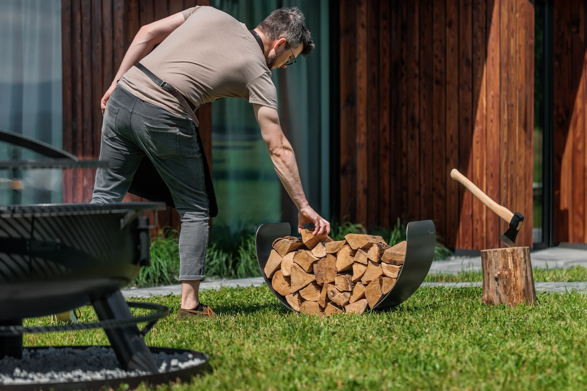 Kaminholzregal Turyn 70 - 1