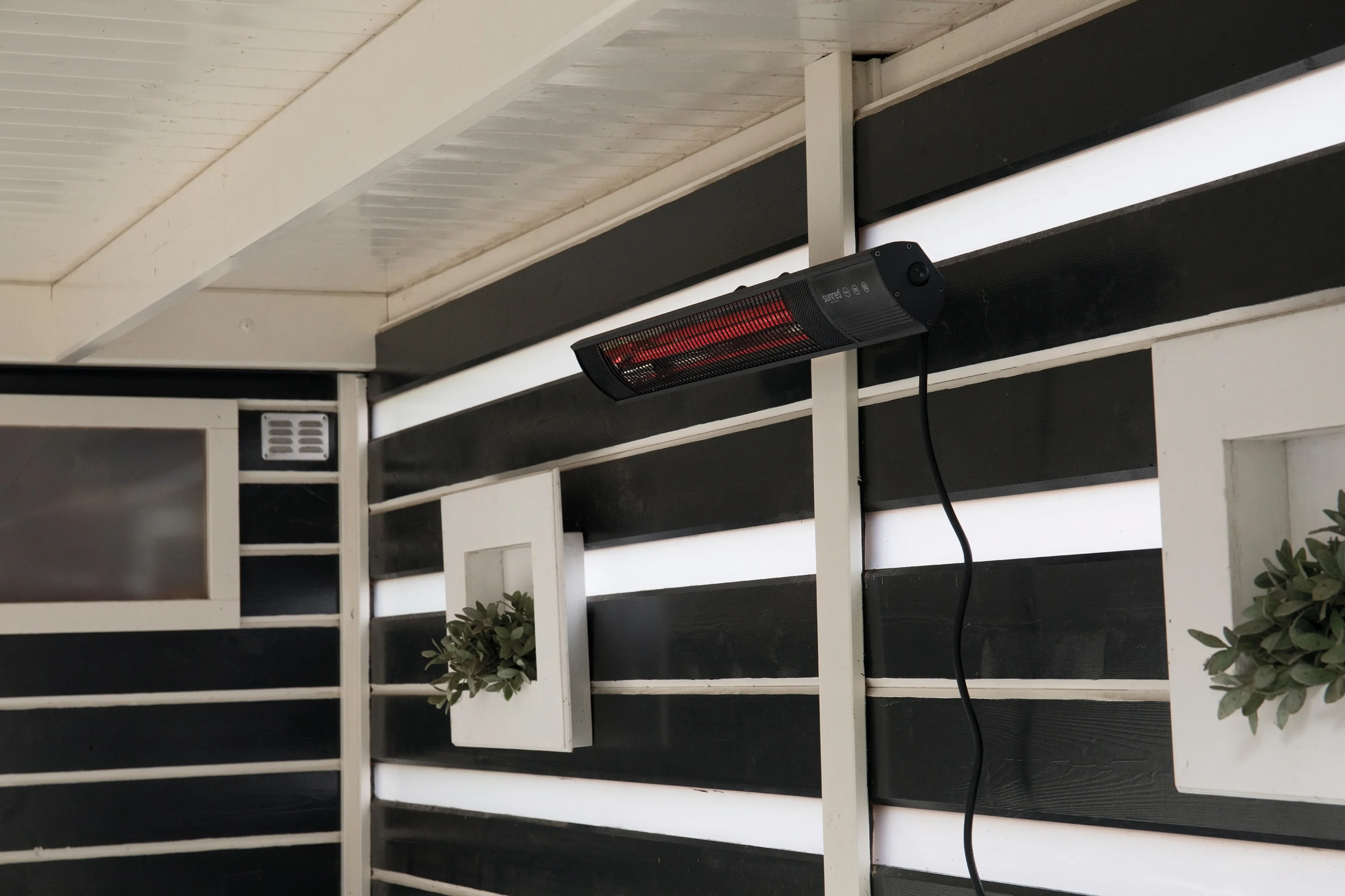 Wandheizstrahler Dark Wall Black 2500 Watt - 2