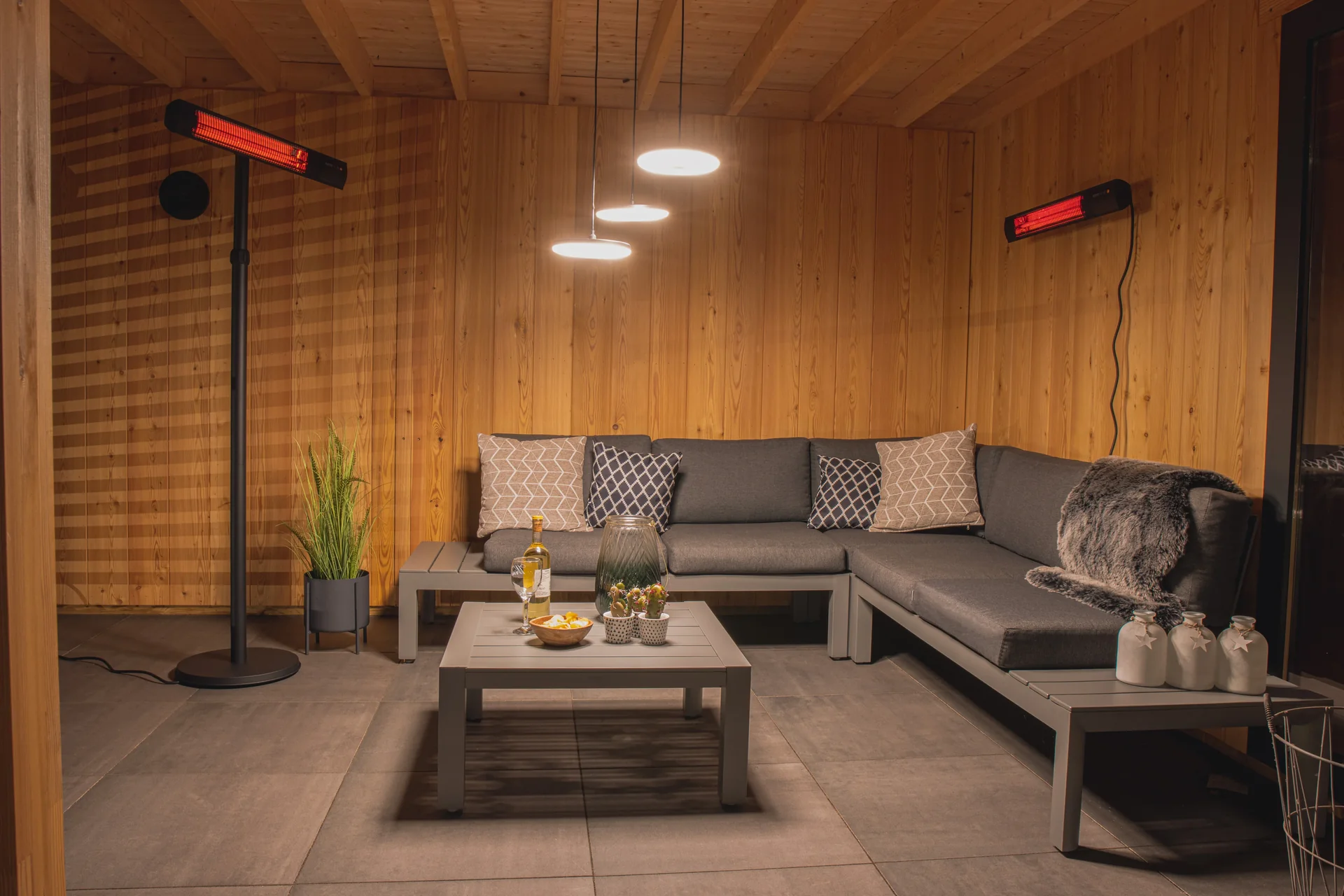 Wandheizstrahler Dark Wall Black 2500 Watt - 10