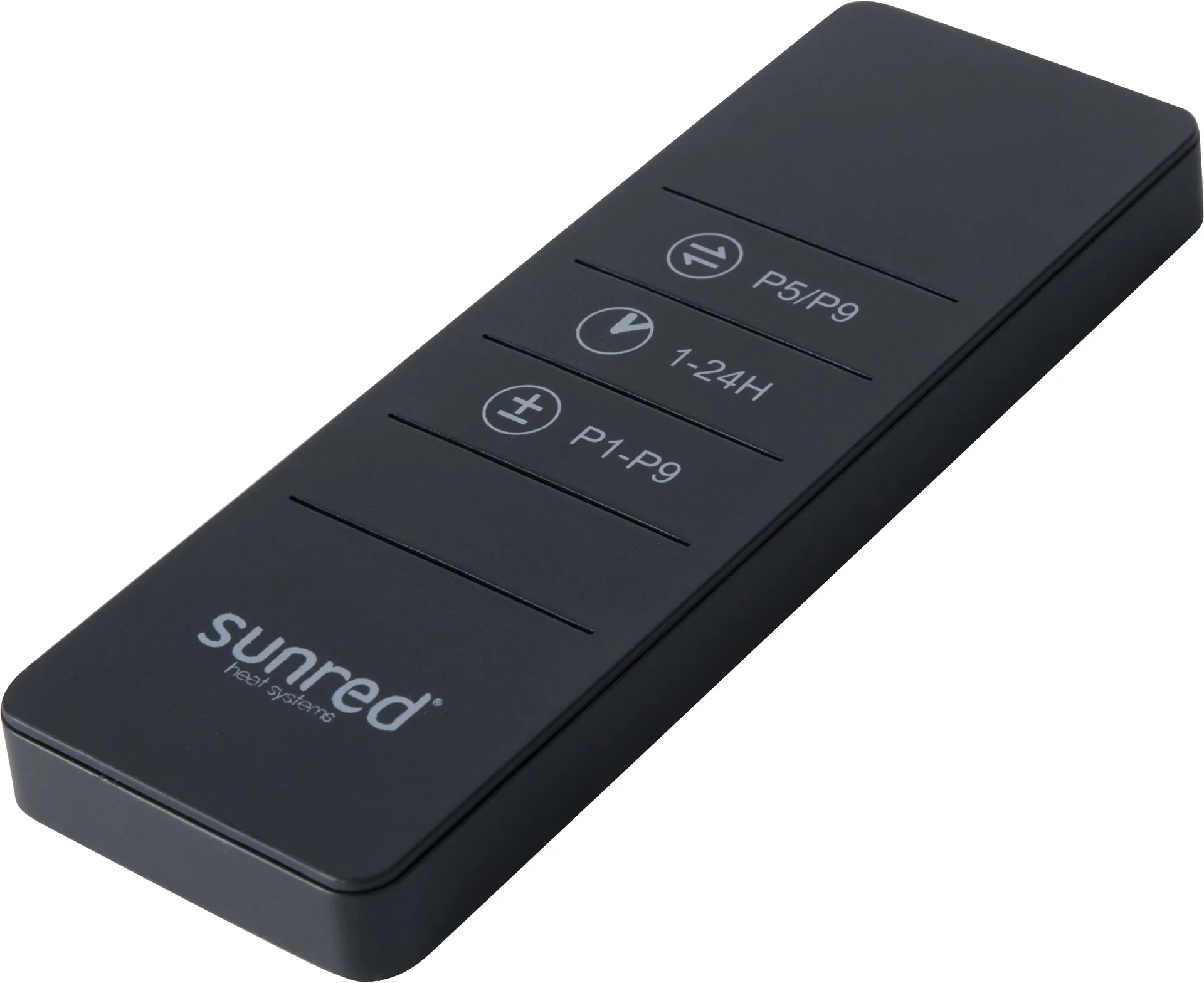 Wandheizstrahler Triangle Dark Smart Wall Black 2500 Watt - 2