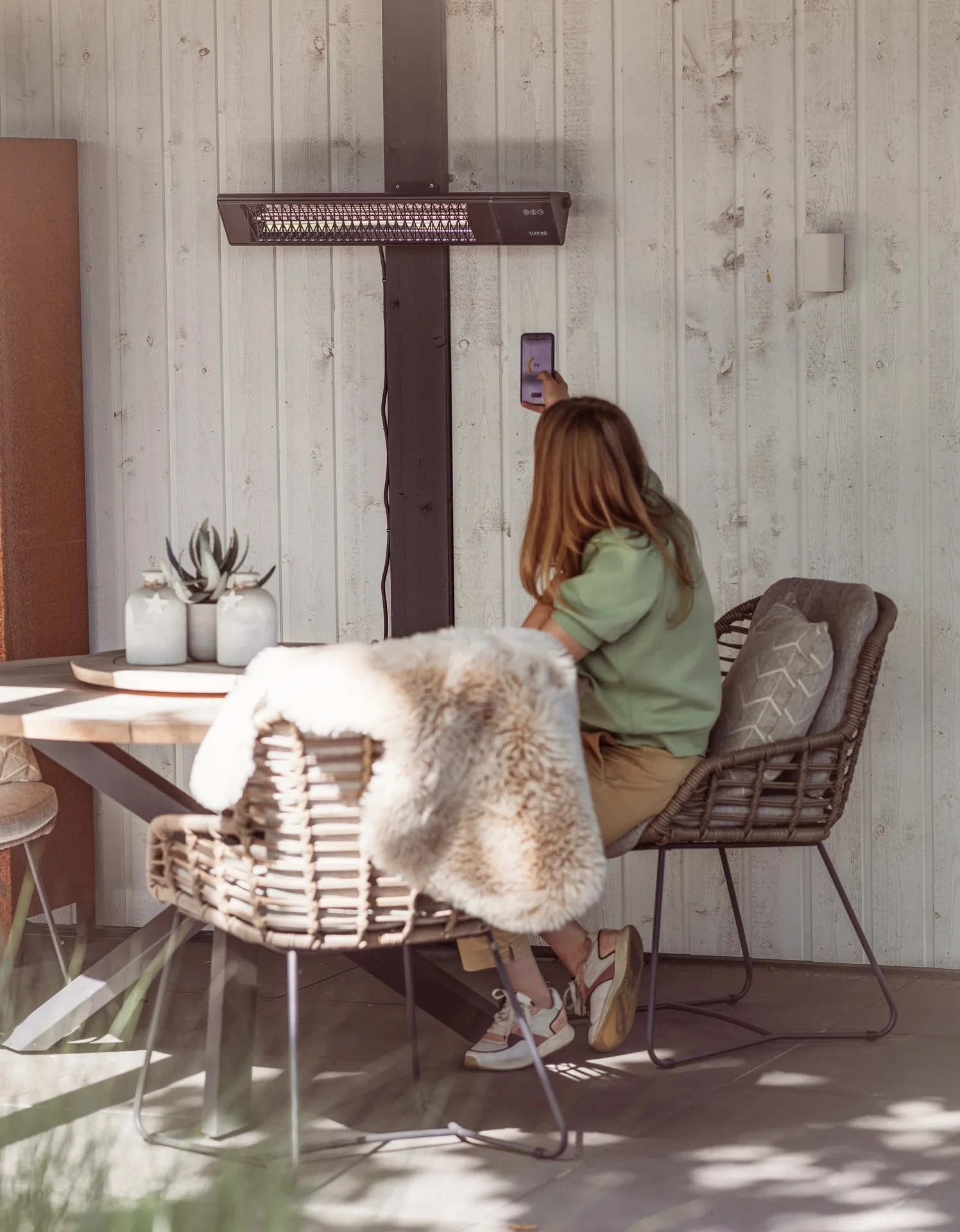 Wandheizstrahler Triangle Dark Smart Wall Black 2500 Watt - 11