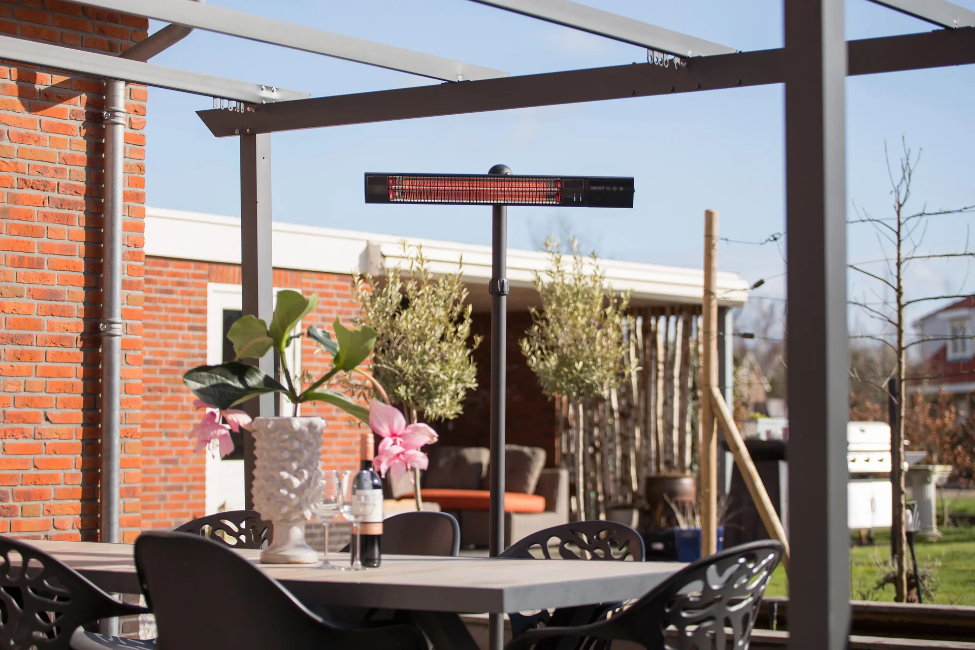 Standheizstrahler Dark Standing Black 2500 Watt - 4