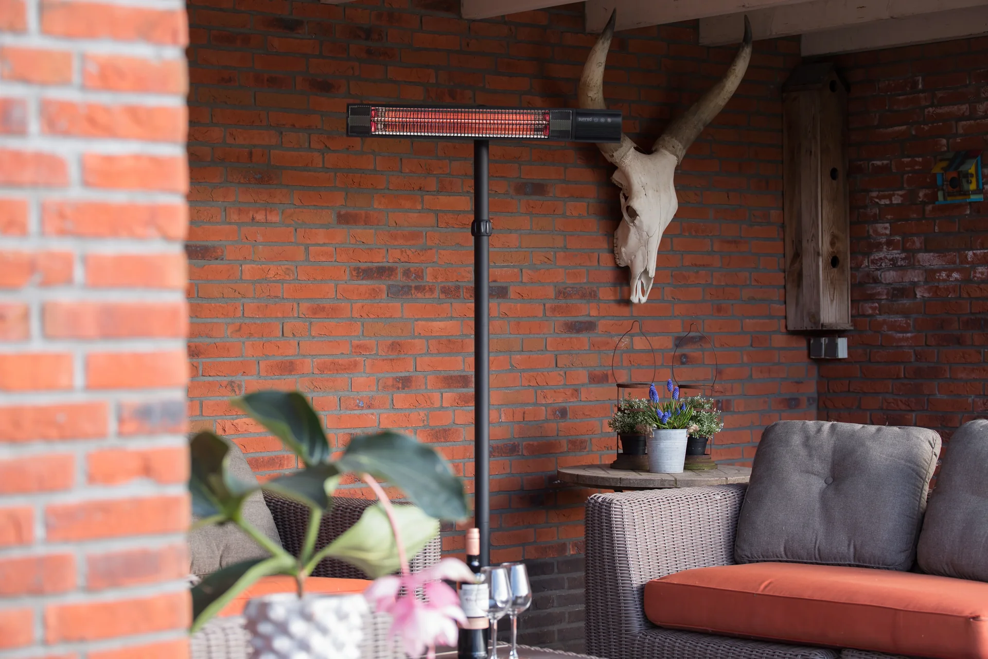 Standheizstrahler Dark Standing Black 2500 Watt - 6