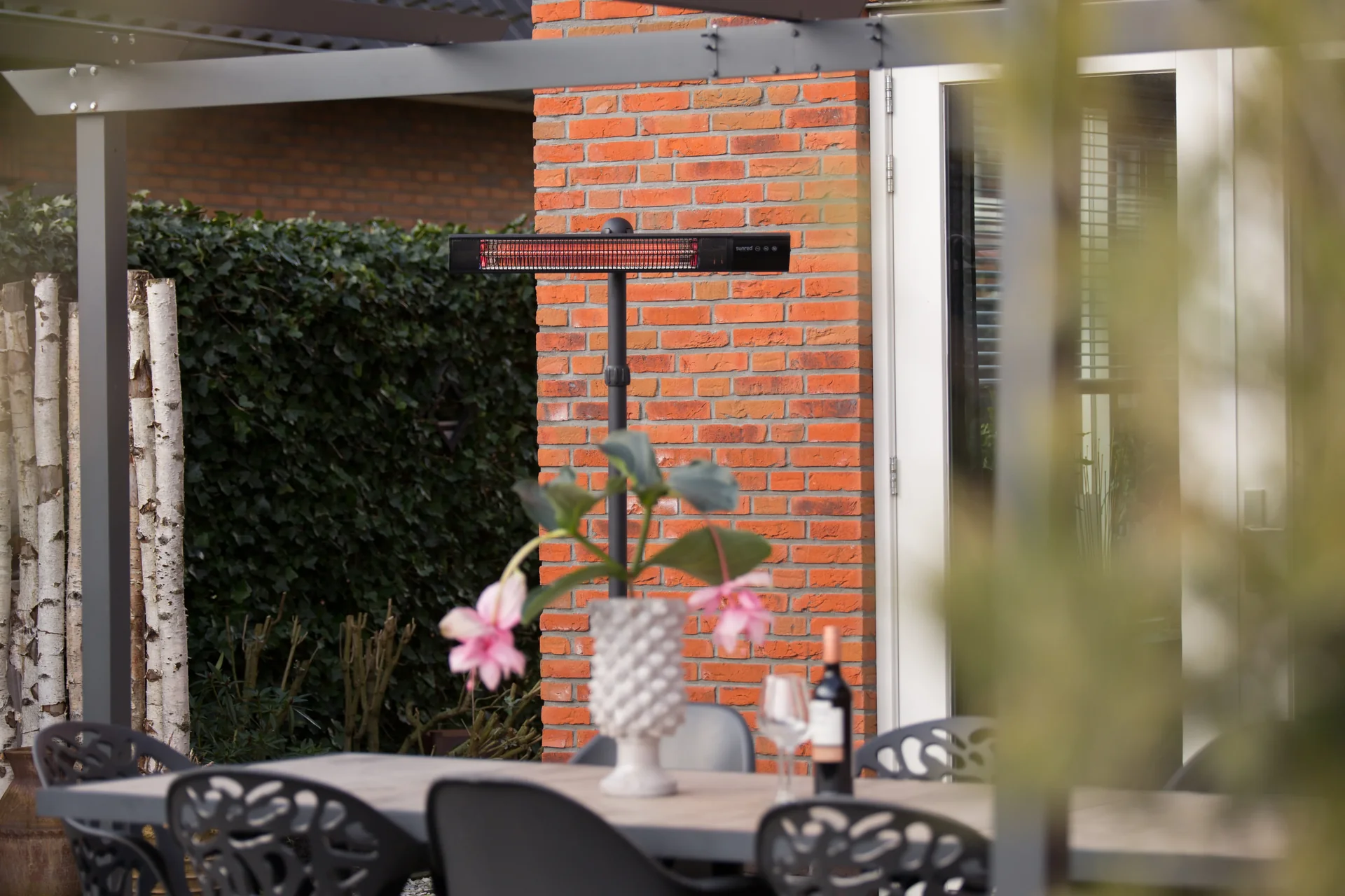 Standheizstrahler Dark Standing Black 2500 Watt - 8