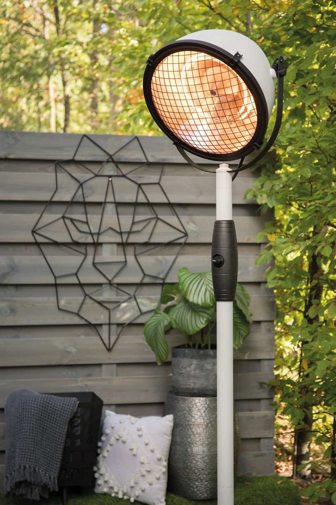 Standheizstrahler Indus Bright Standing White 2100 Watt - 0