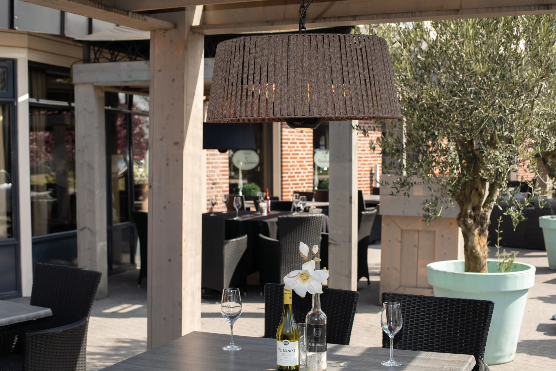 Hängeheizstrahler Artix Corda Bright Hanging Brown 1800 Watt - 2