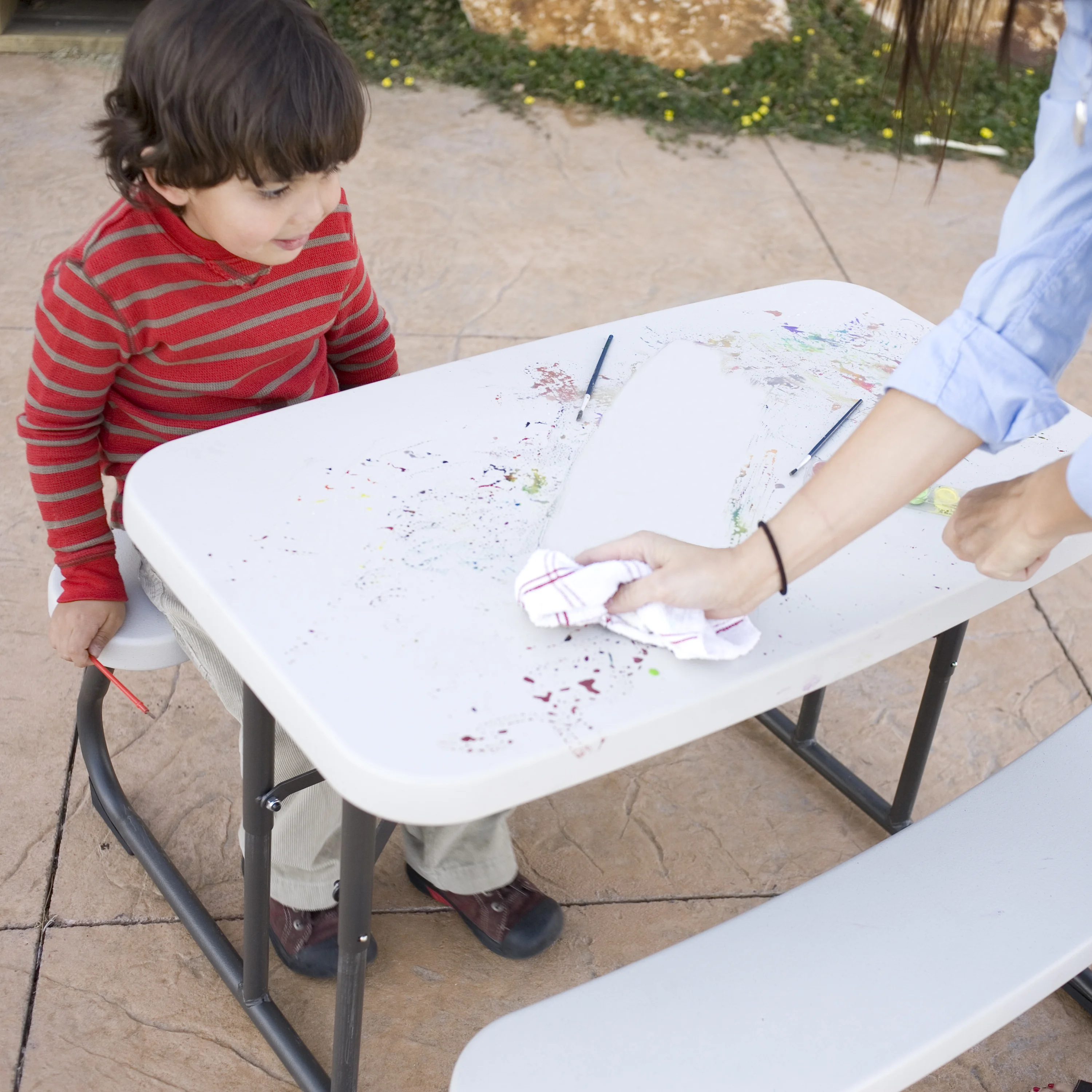 Kunststoff Kinder Picknickgarnitur, rechteckig - 1