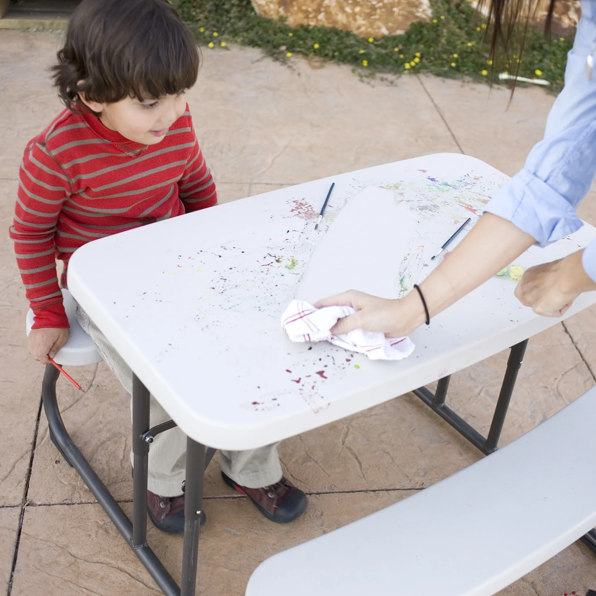 Kunststoff Kinder Picknickgarnitur, rechteckig - 1