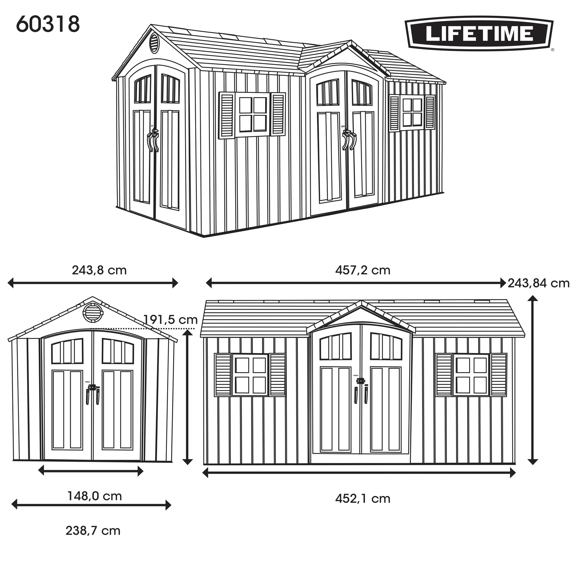 Gerätehaus Galaxis 10,1 m² - 5