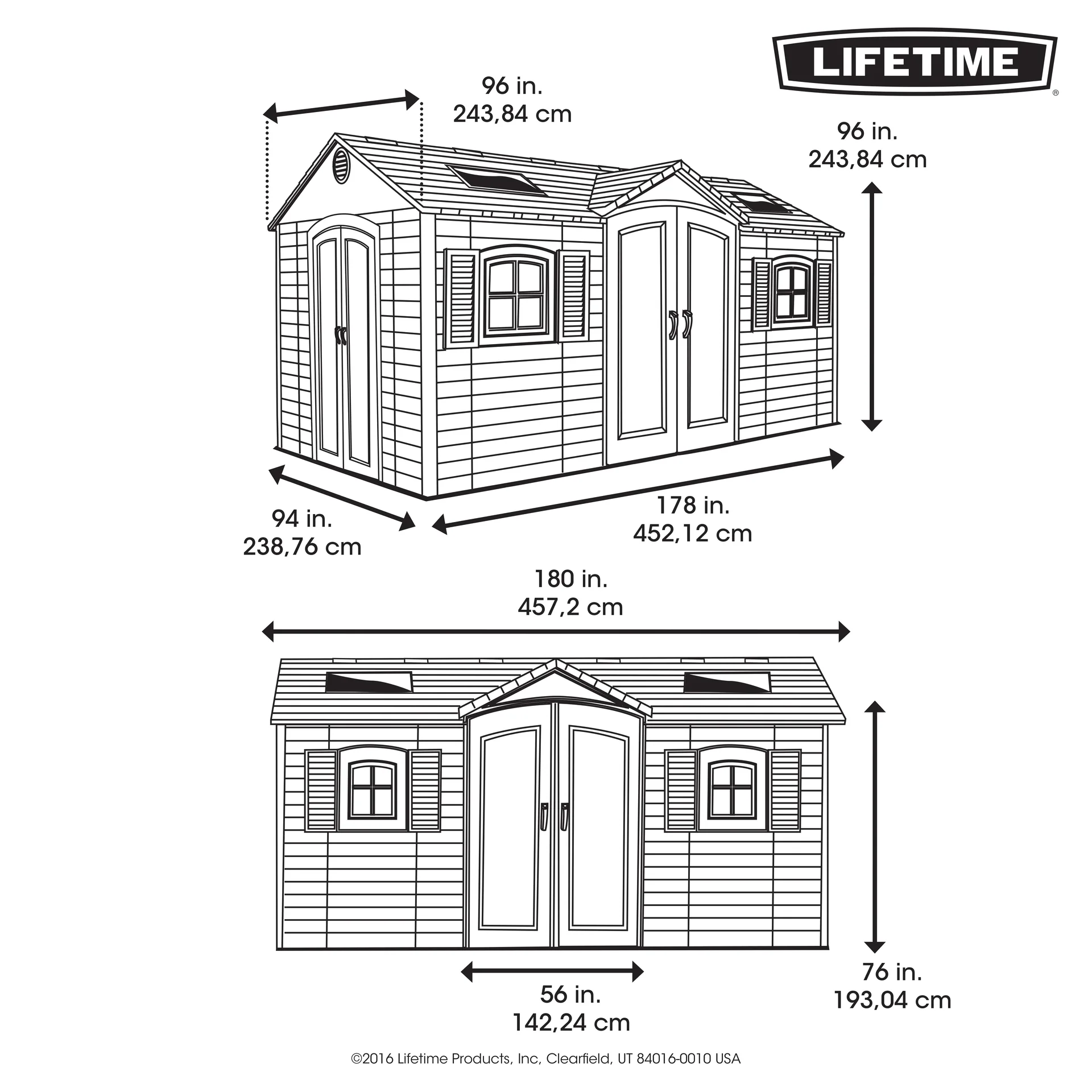 Gerätehaus Residenz 11,15 m² - 6