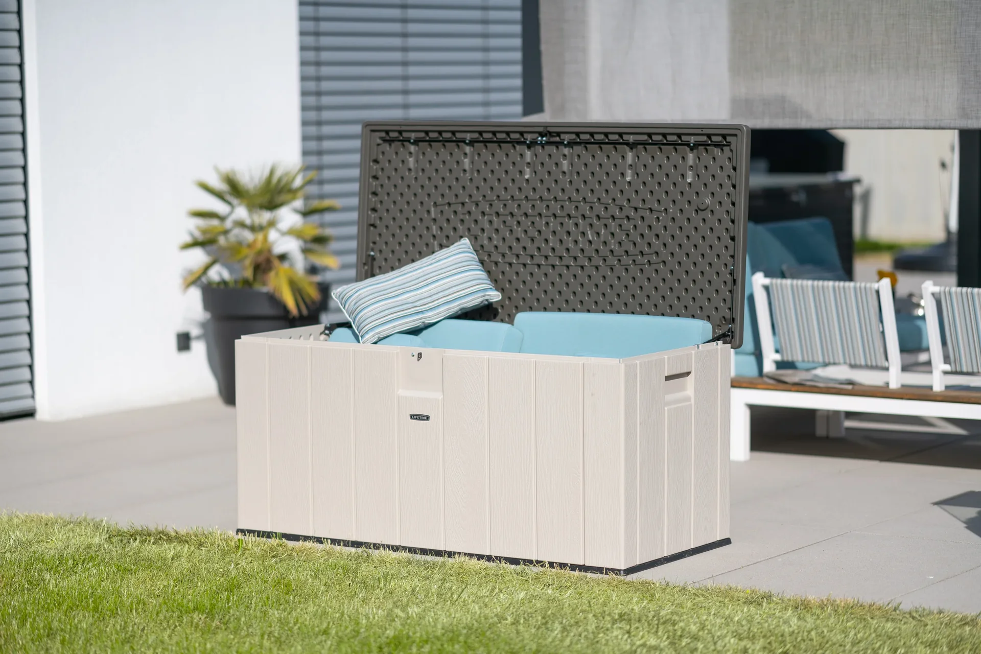 Kissenbox 60254 lichtgrau, 570 l - 2