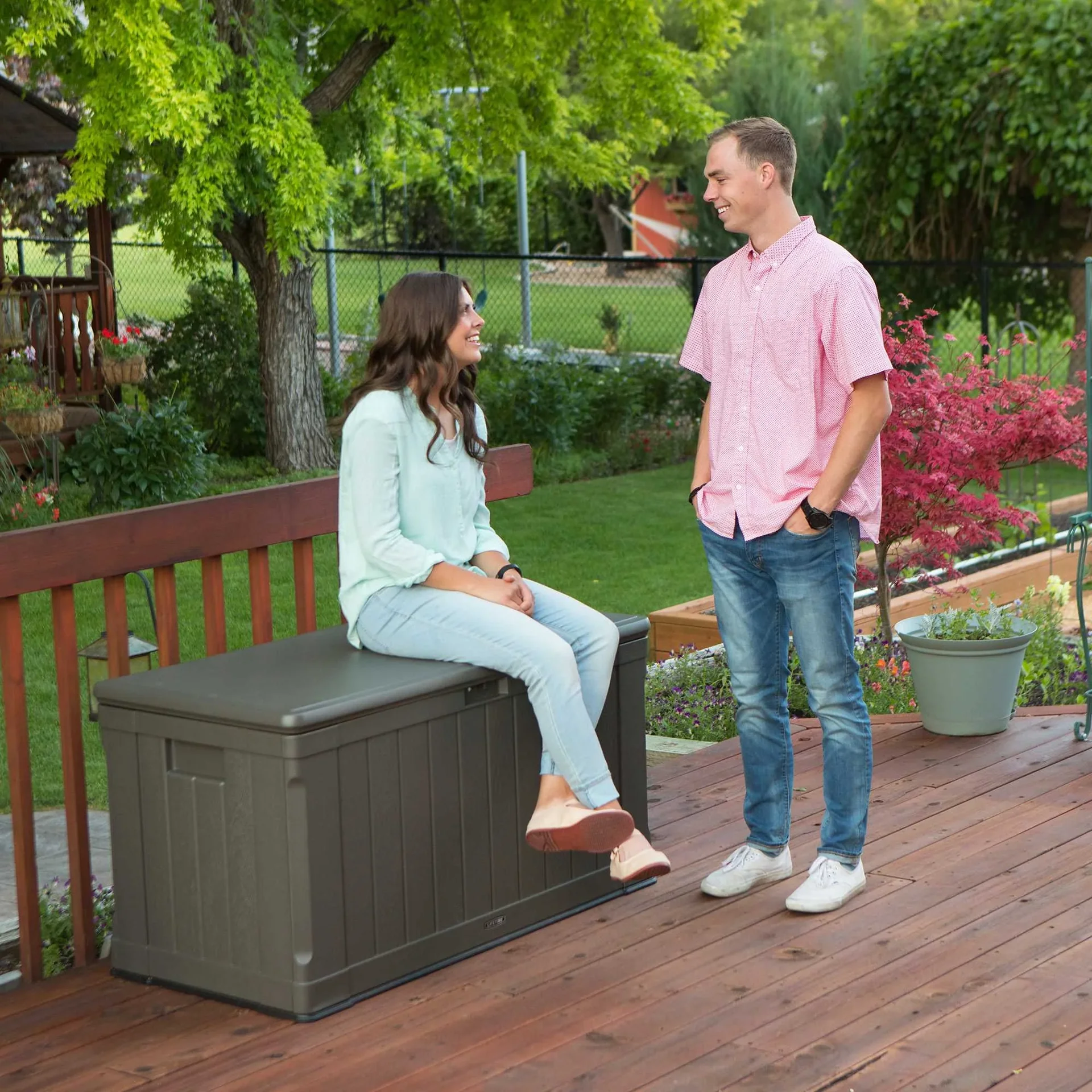 Kissenbox Premium braun, 440 L - 0