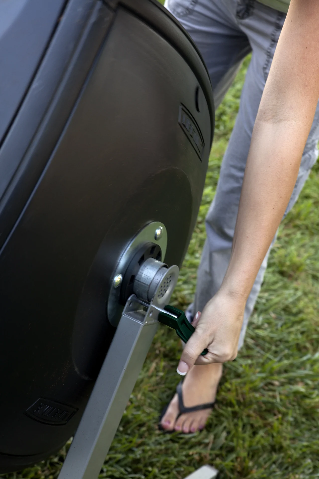 Kompost-Zwilling 380 l, schwarz - 2