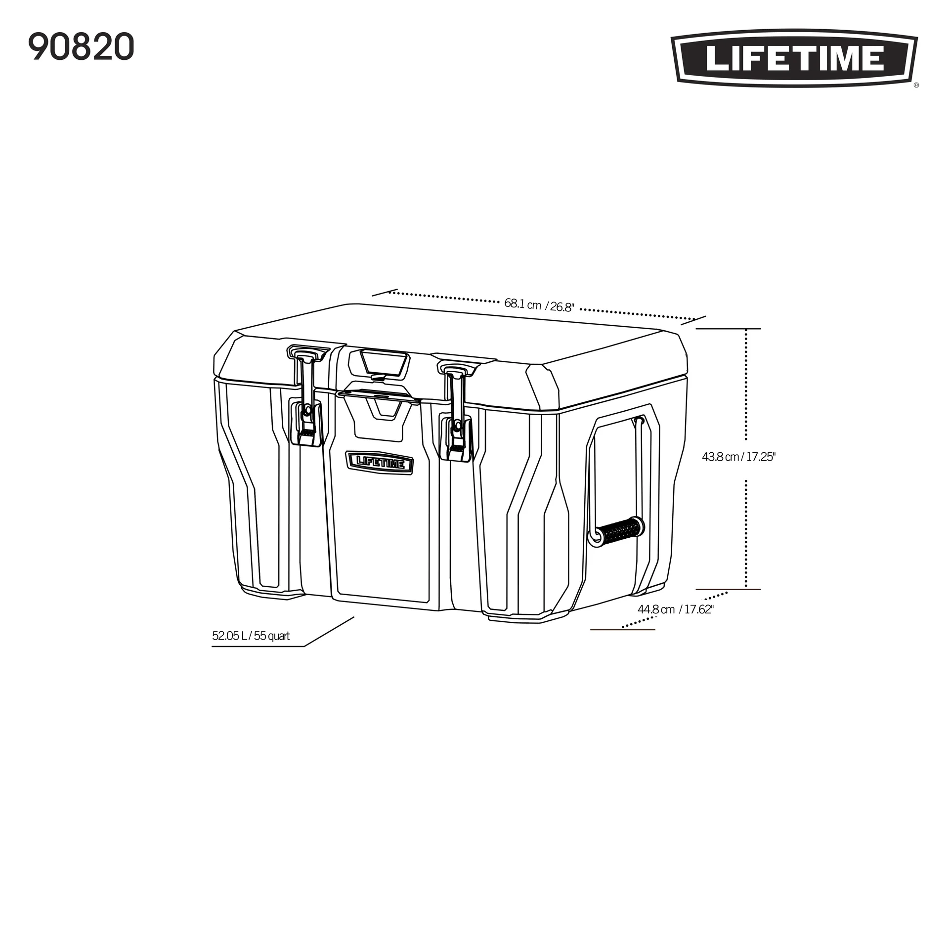Lifetime Kühlbox 52 Liter - 6