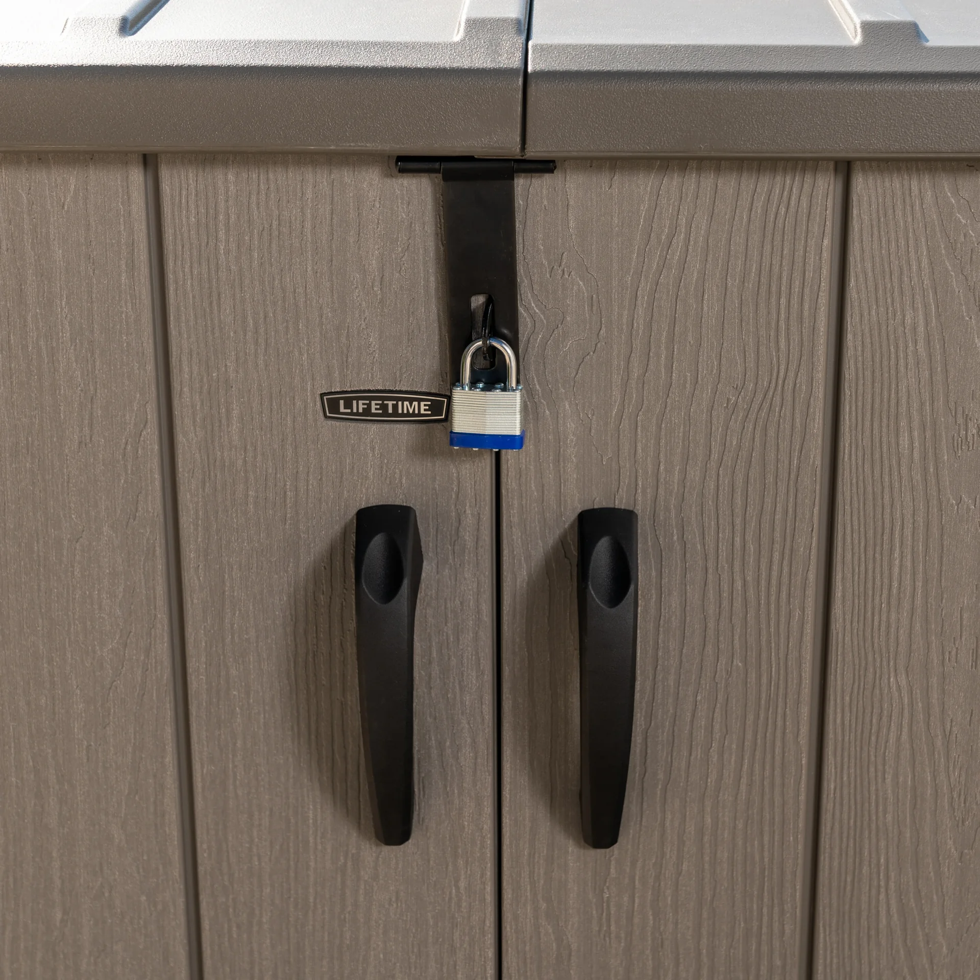 Mülltonnenbox grau/braun - 7