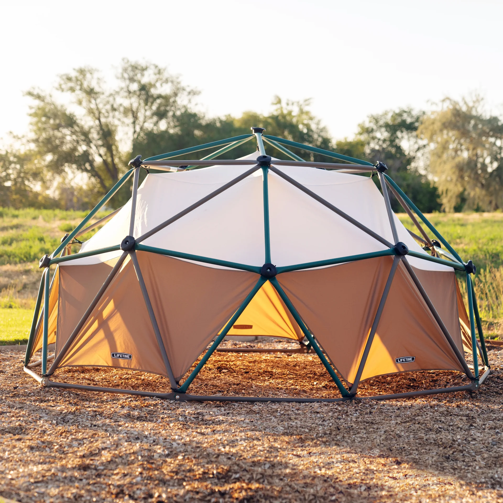 Geodome Kletterkugel mit Zelt - 0