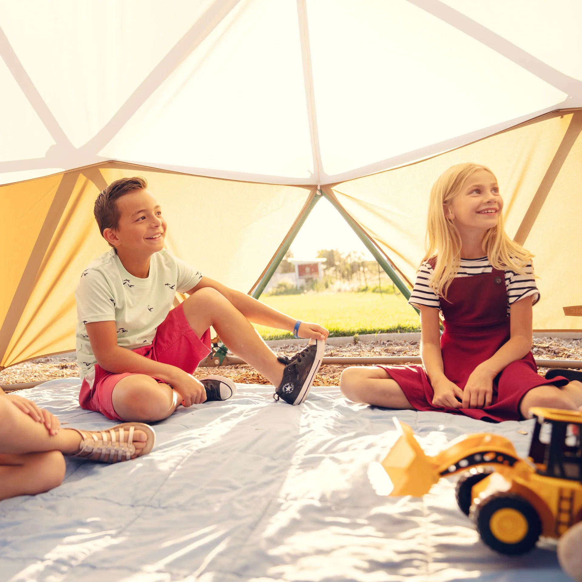 Geodome Kletterkugel mit Zelt - 5