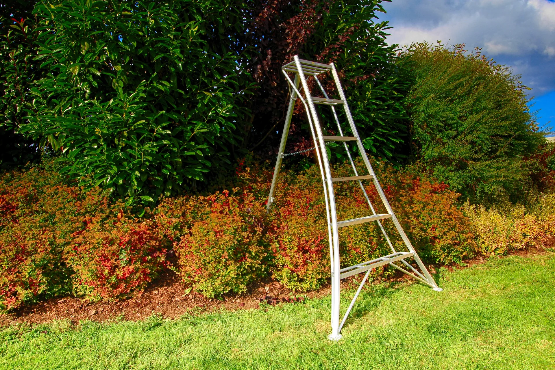 3-Holm-Gartenleiter, 180 cm - 4