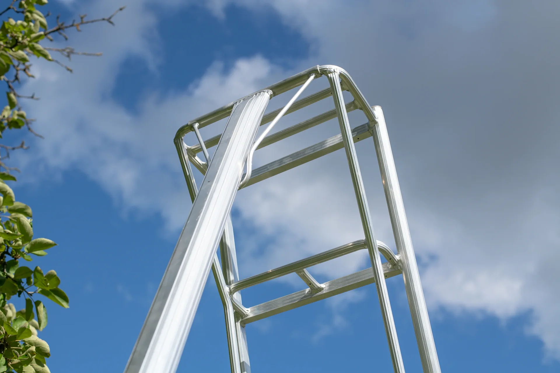 3-Holm-Gartenleiter, 270 cm, höhenverstellbar - 5