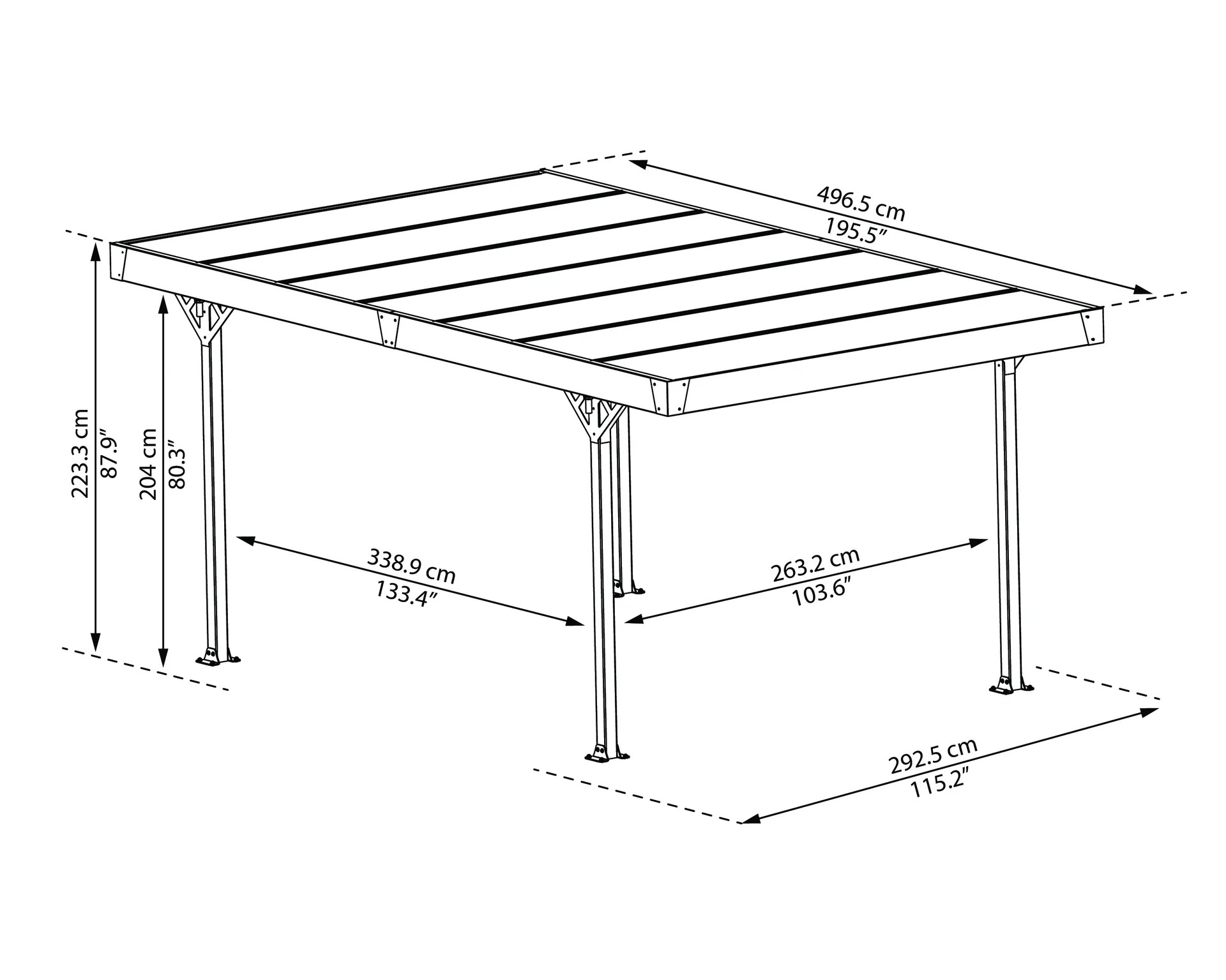 Carport Palma 5000 - 6